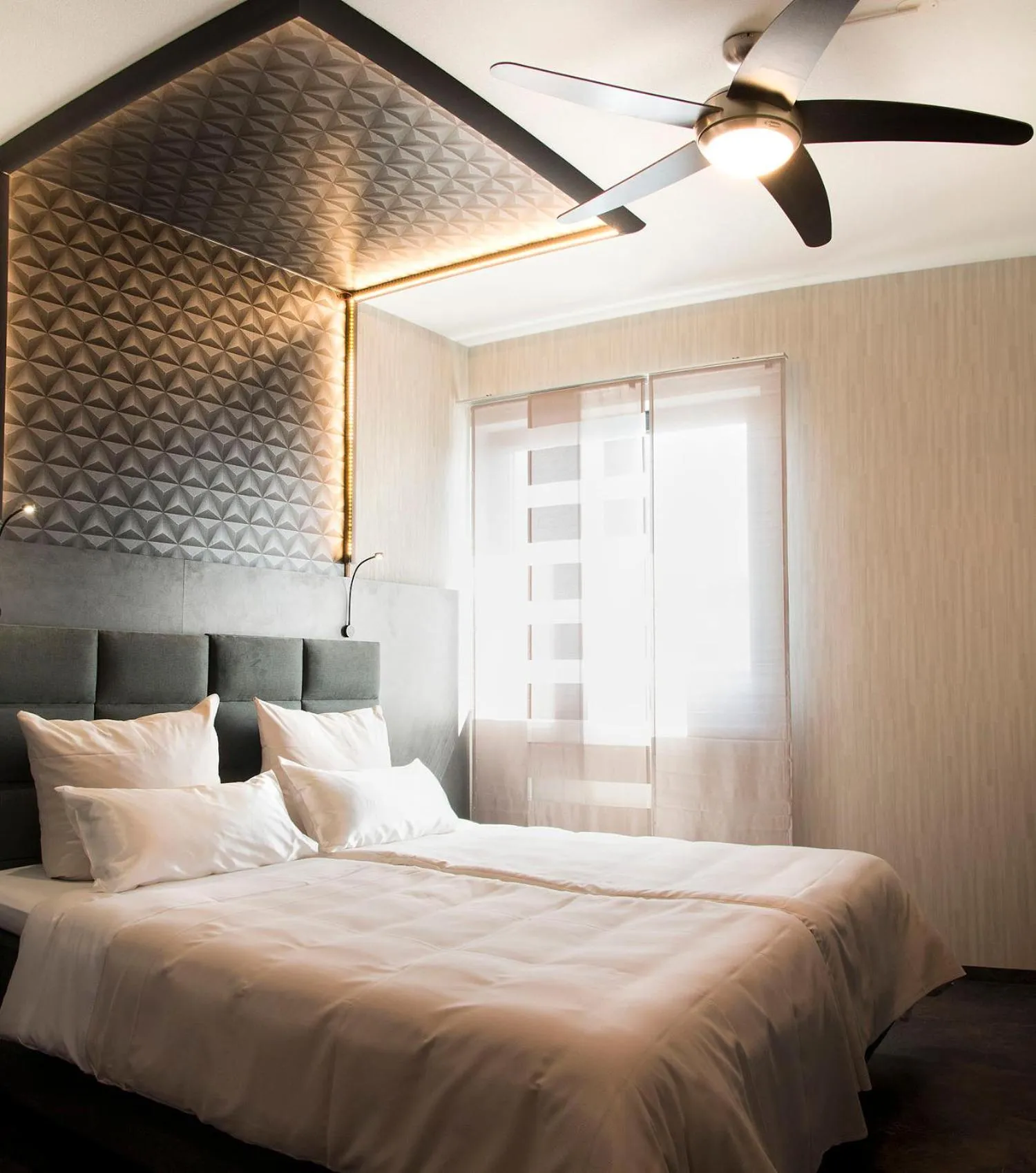 Photo of the whole room, Bed in GS Hotel