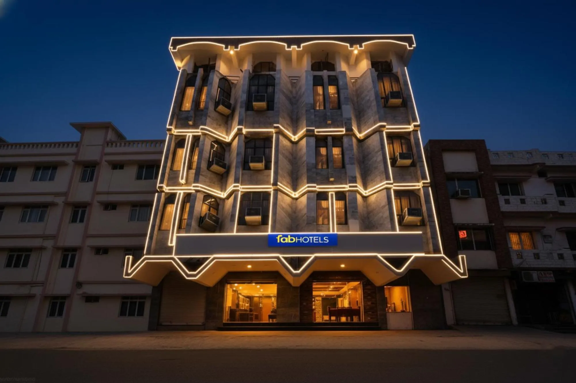Property building in FabHotel New Shanti