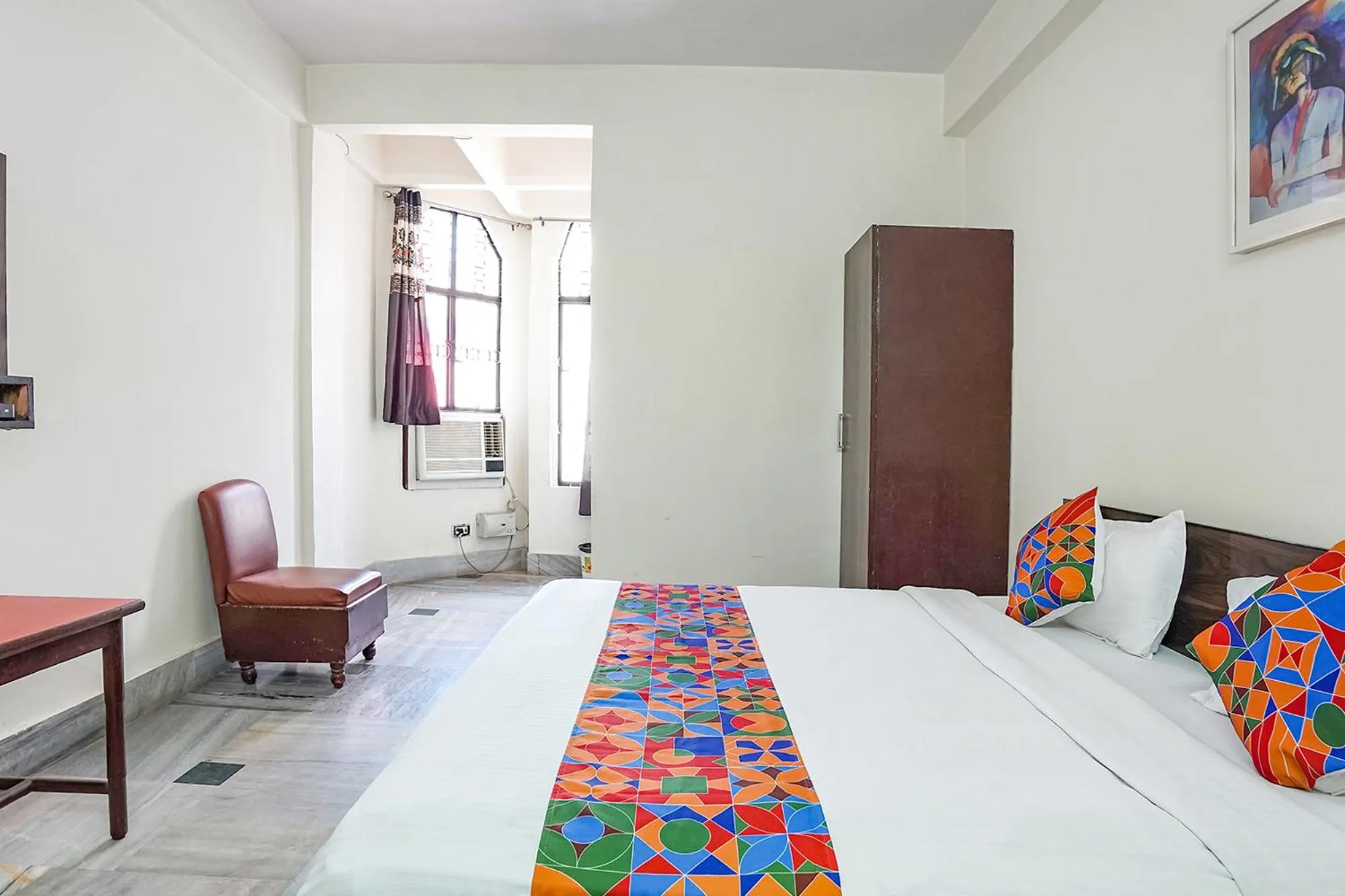 Bed in FabHotel New Shanti