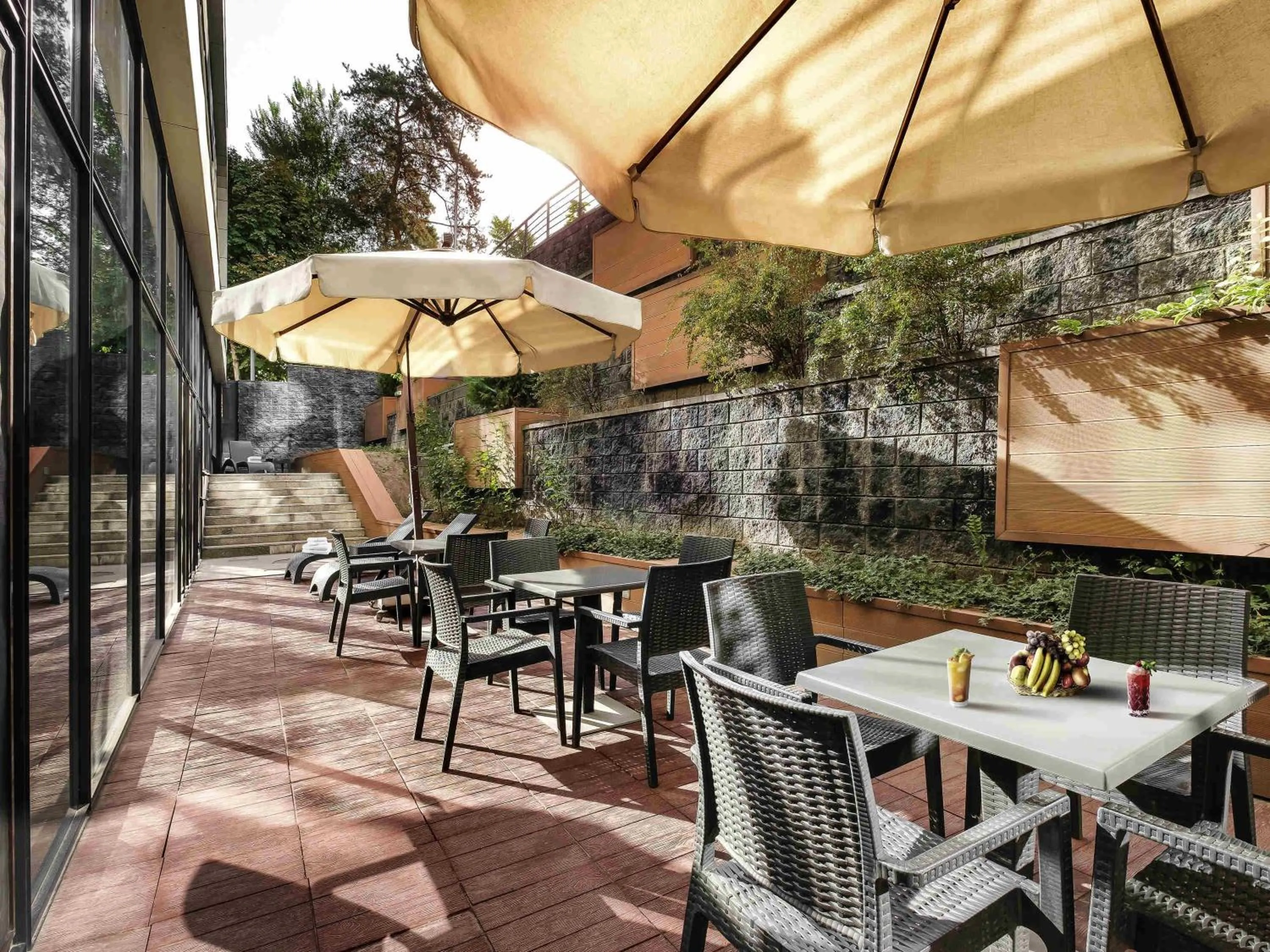 Pool view in Novotel Almaty City Center