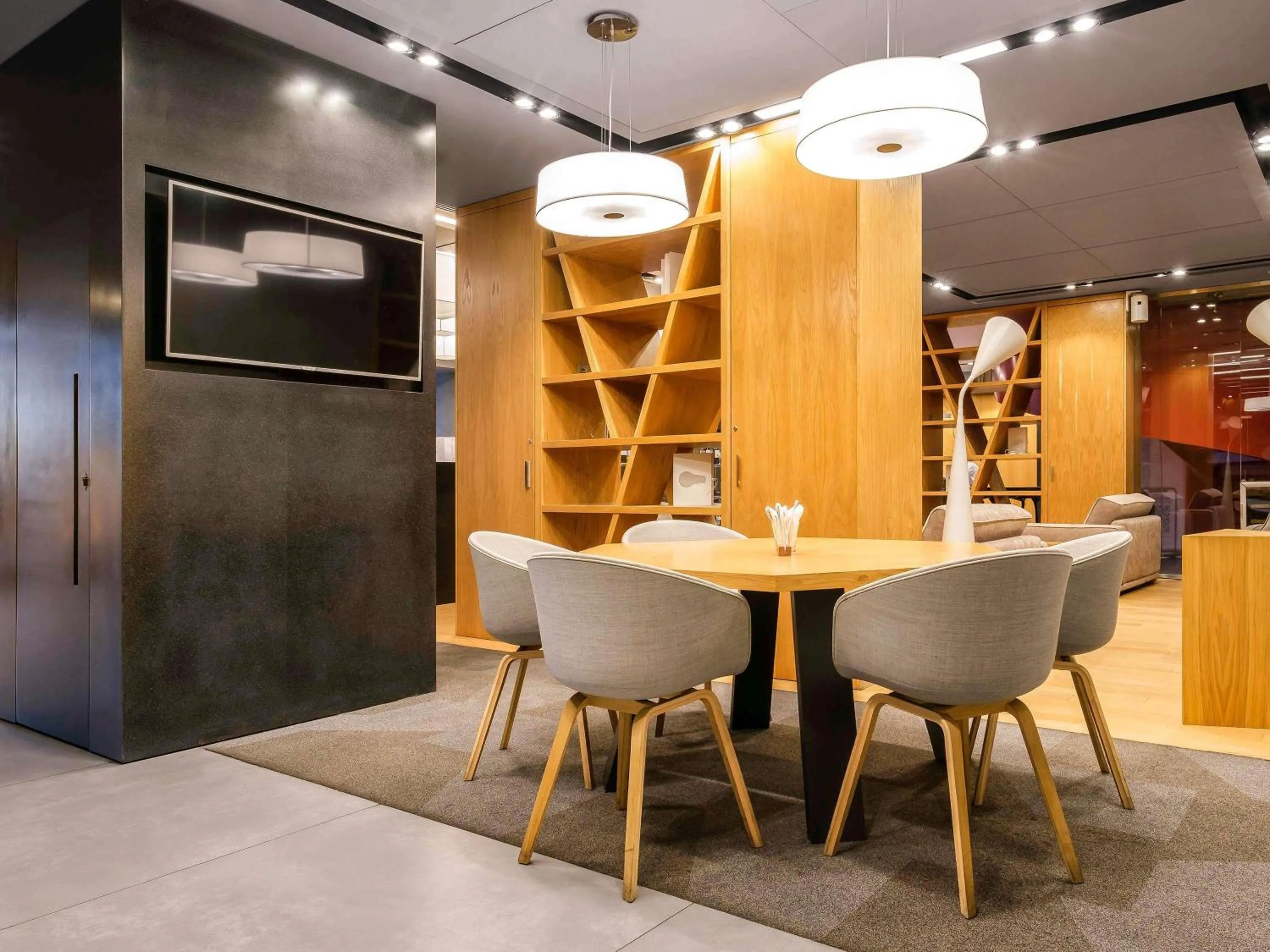 Lounge or bar in Novotel Almaty City Center