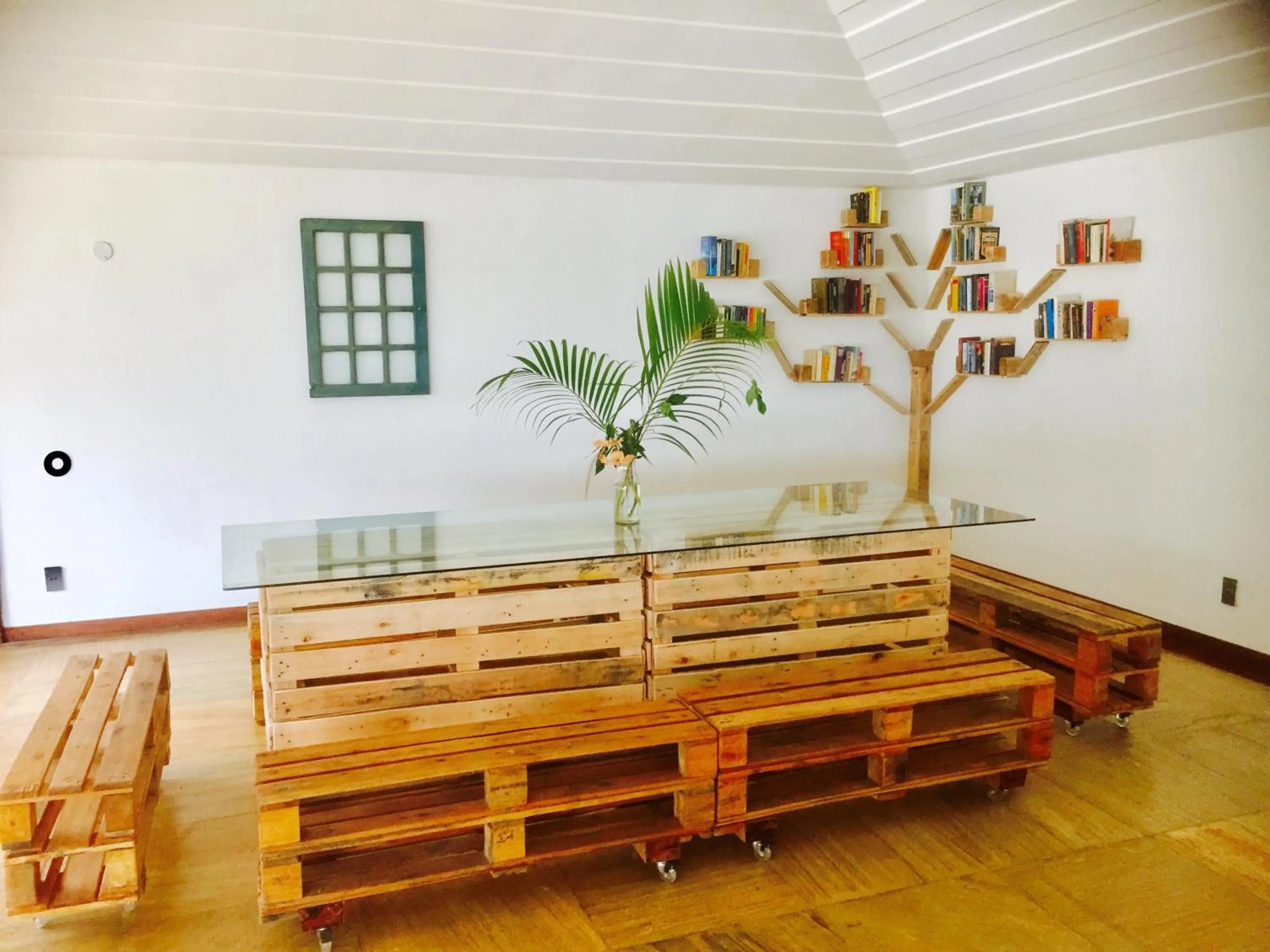 Dining area in The Eco Palace Hostel
