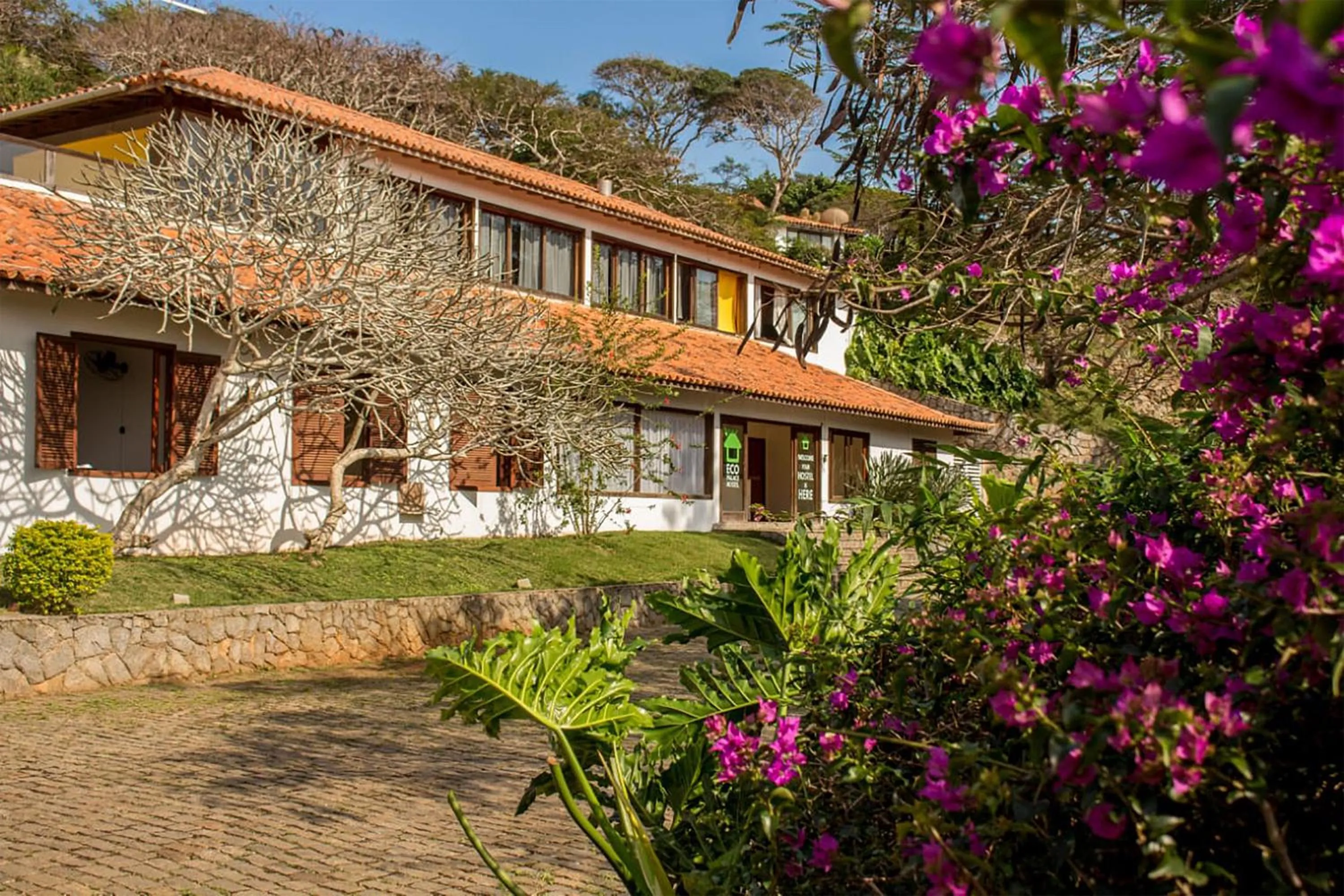 Property building in The Eco Palace Hostel