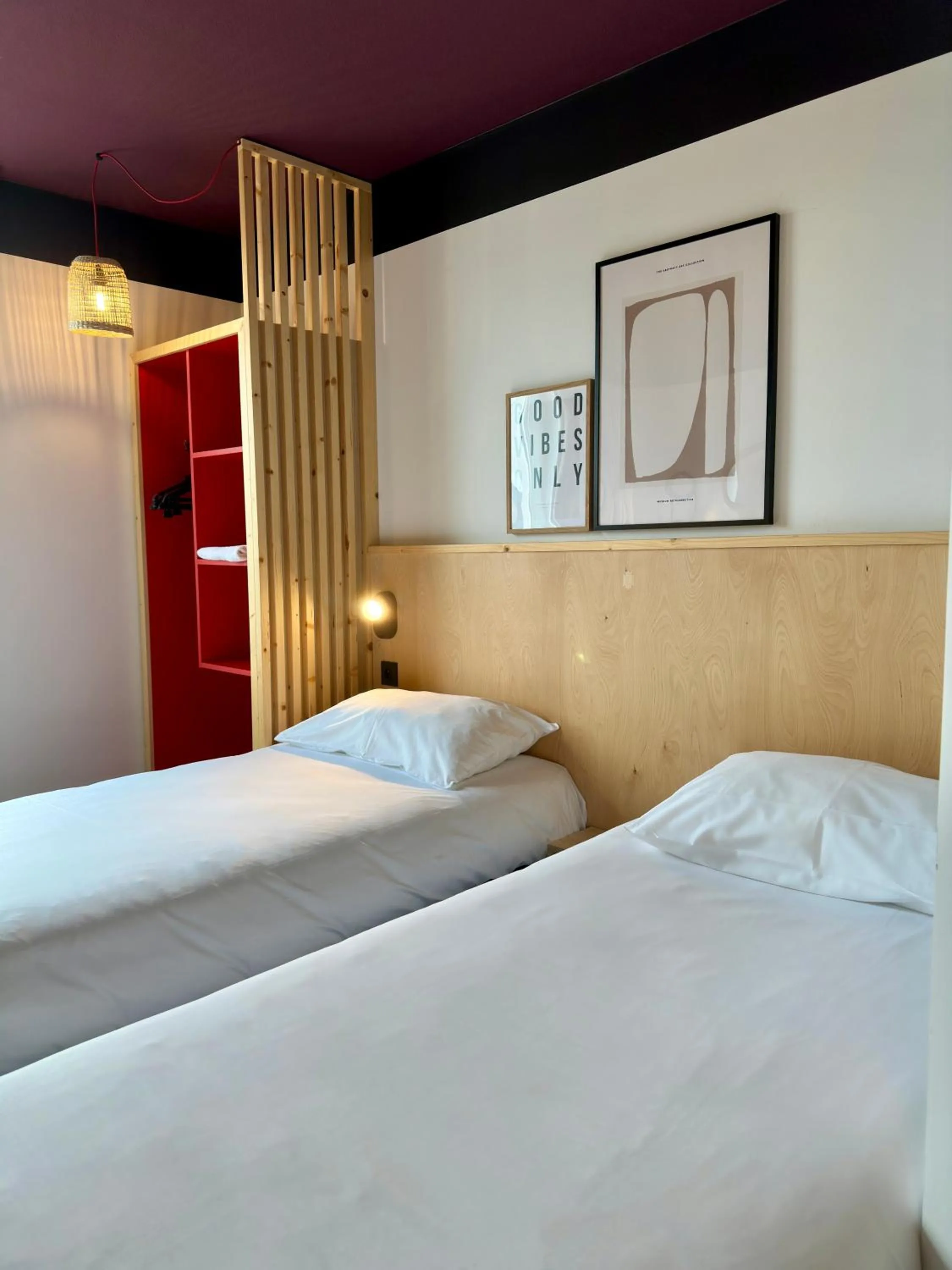 Bed in Greet hotel Bourg-en-Bresse Sud Montagnat