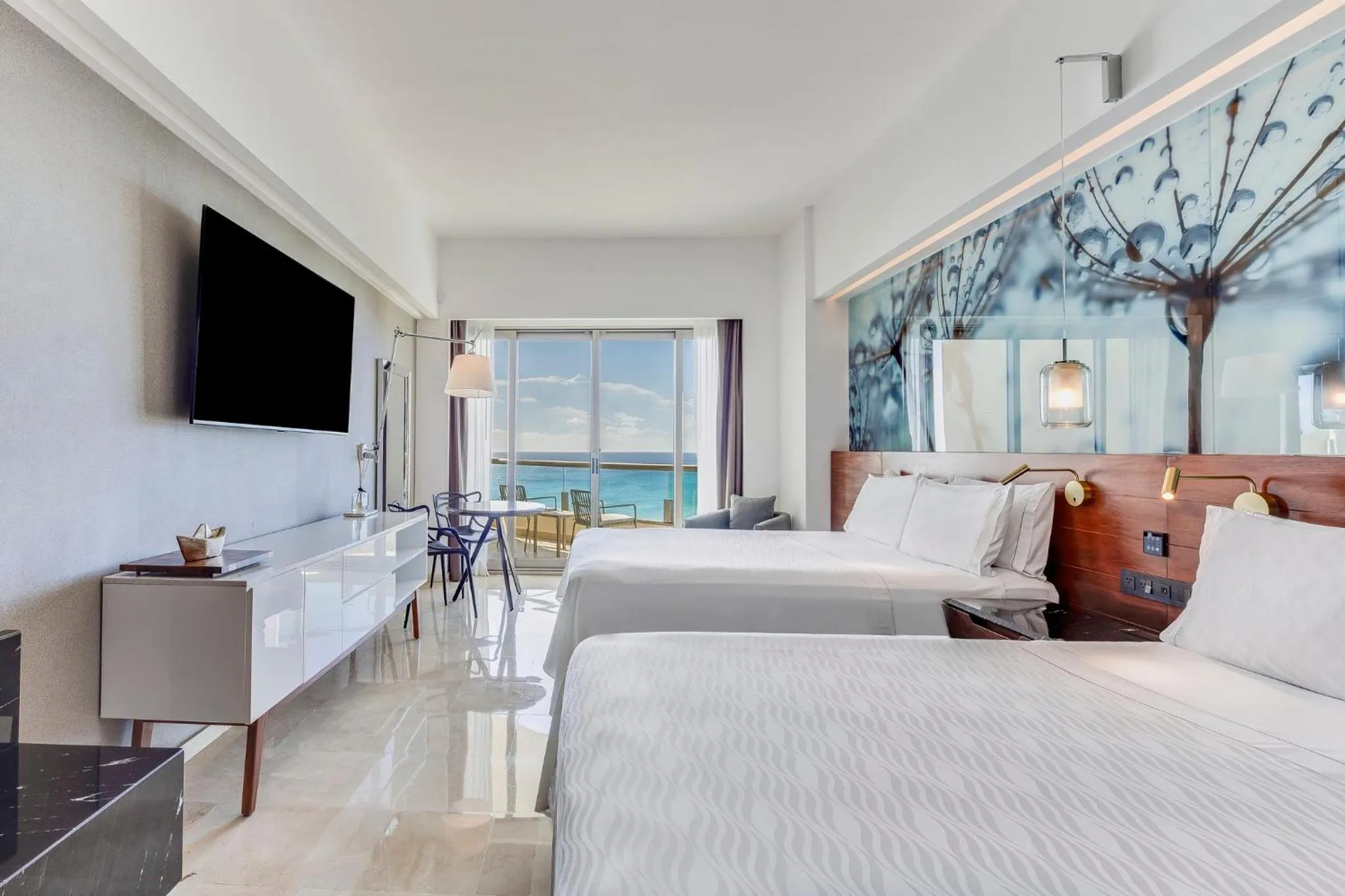 Photo of the whole room, Bed in Live Aqua Cancun - Adults Only - All-Inclusive