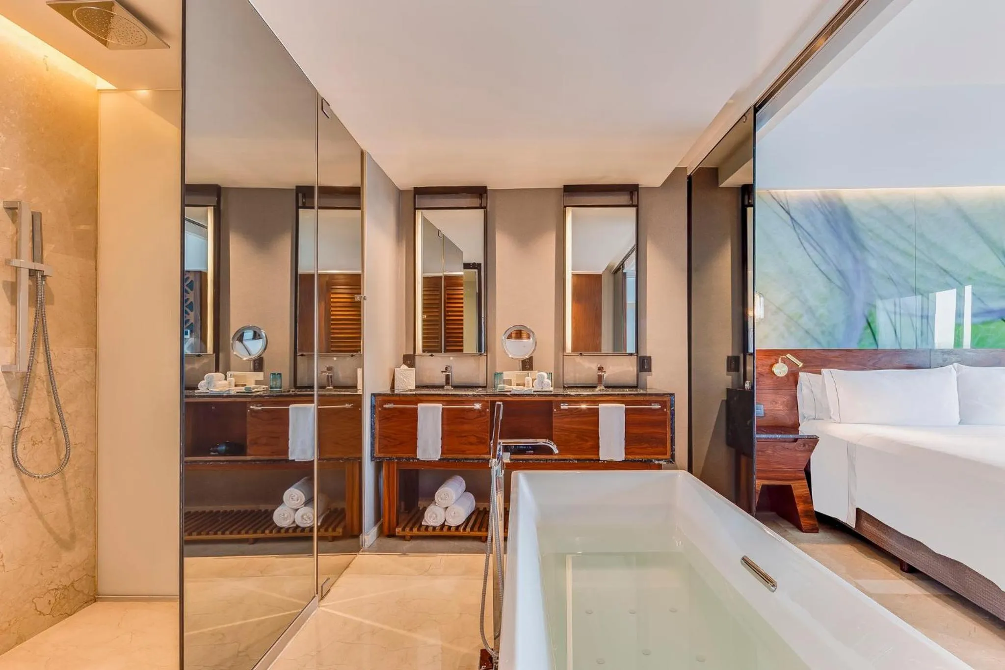 Photo of the whole room, Bed in Live Aqua Cancun - Adults Only - All-Inclusive