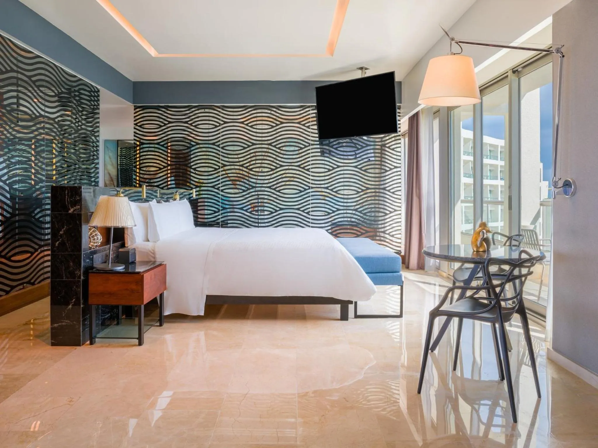Photo of the whole room, Bed in Live Aqua Cancun - Adults Only - All-Inclusive