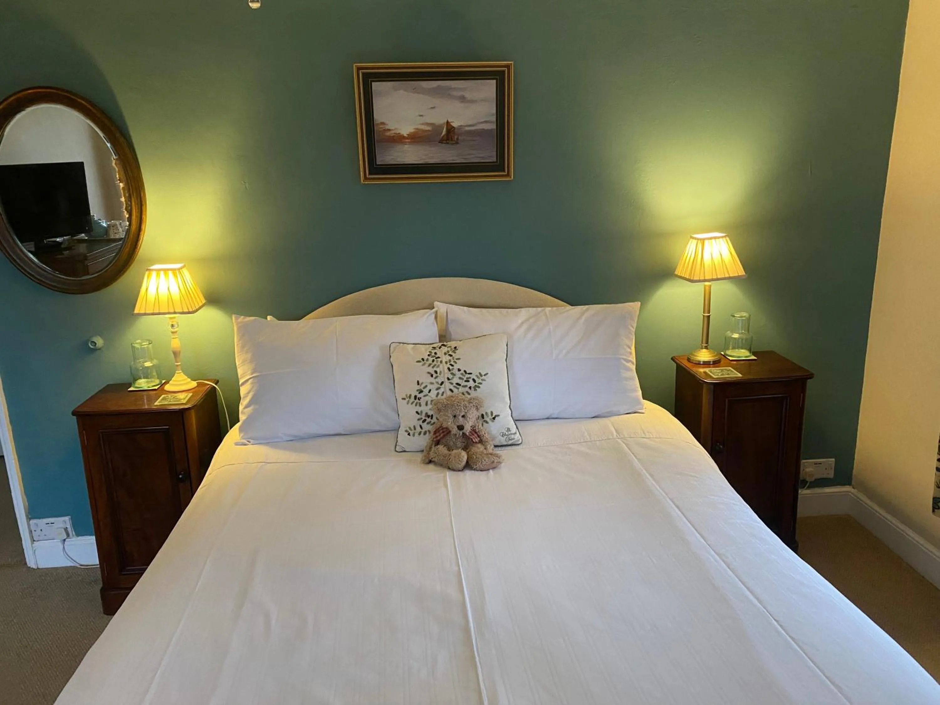 Bed in Mill House Bed and Breakfast