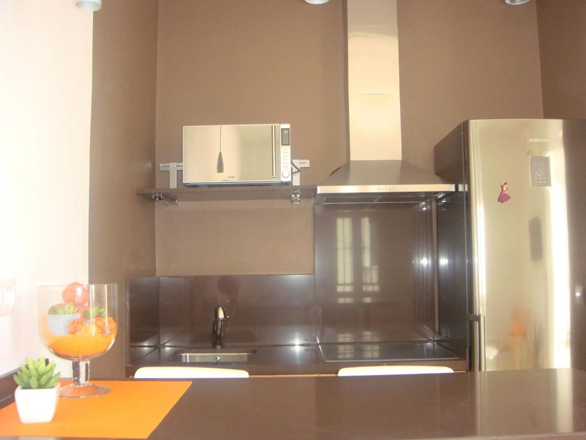 Kitchen or kitchenette in Life Apartments Quintana