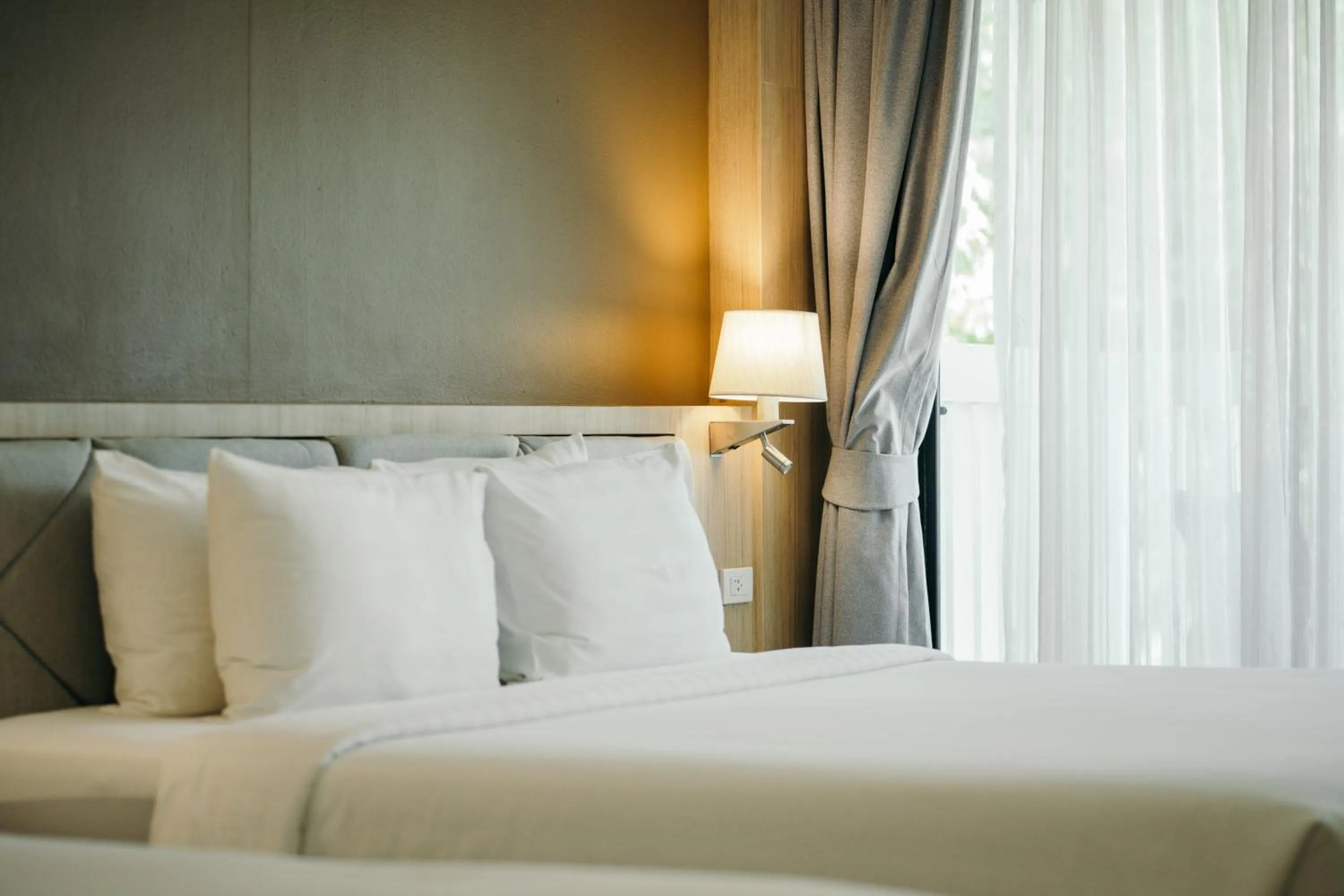 Bed in Aonang Buri Resort