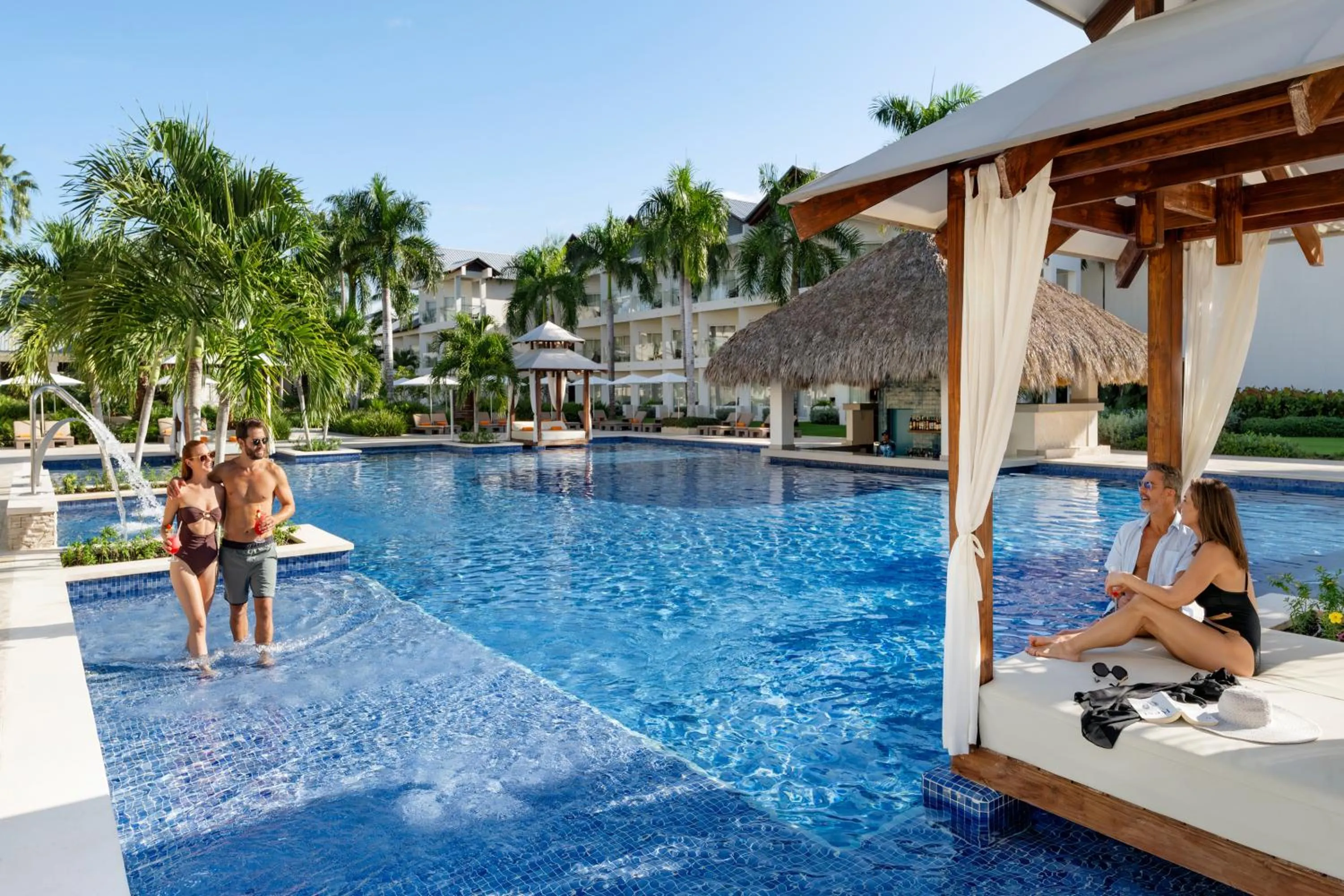 Pool view in Secrets La Romana All-Inclusive Adult Only Resort & Spa