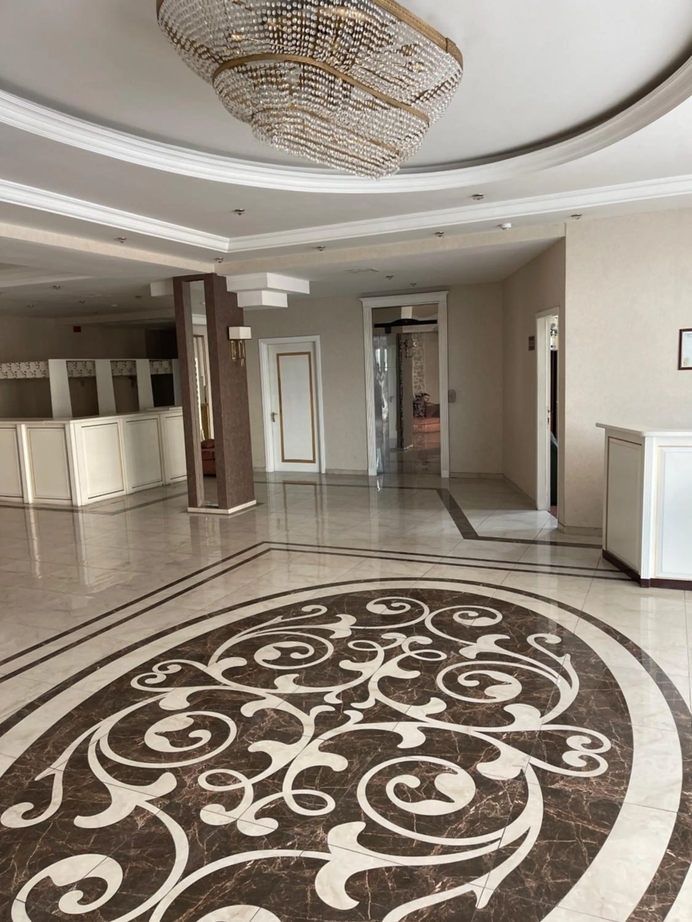 Facade/entrance in Abu Arena Hall