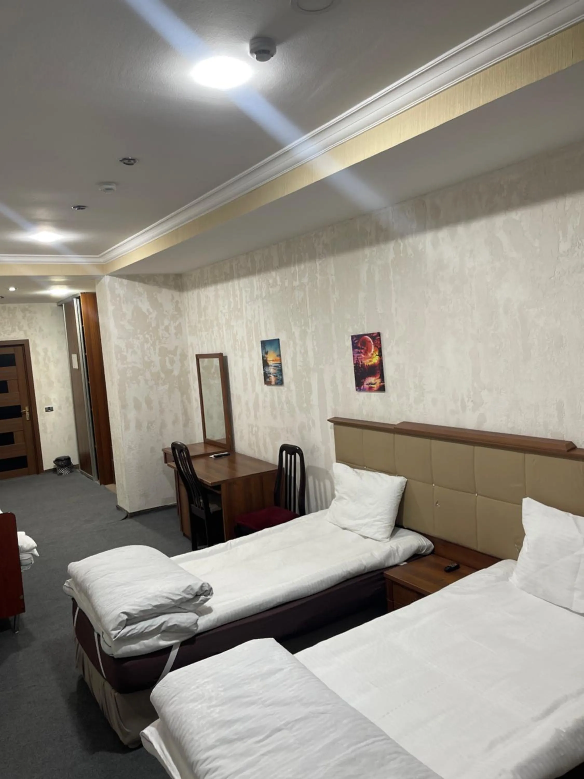 Bed in Abu Arena Hall