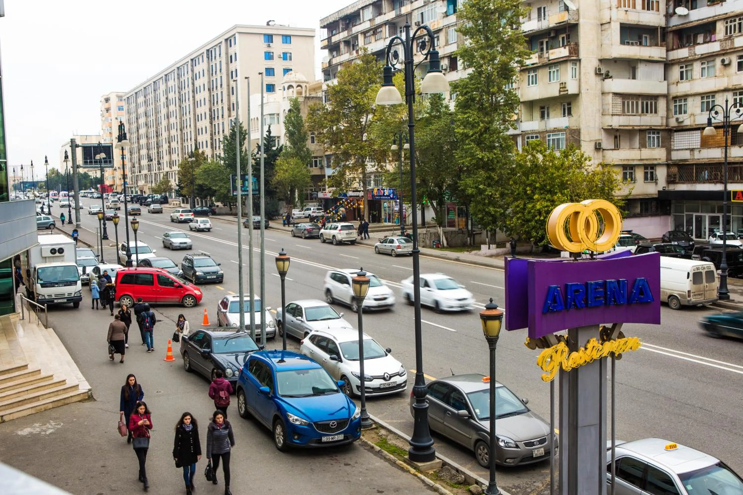 Street view in Abu Arena Hall