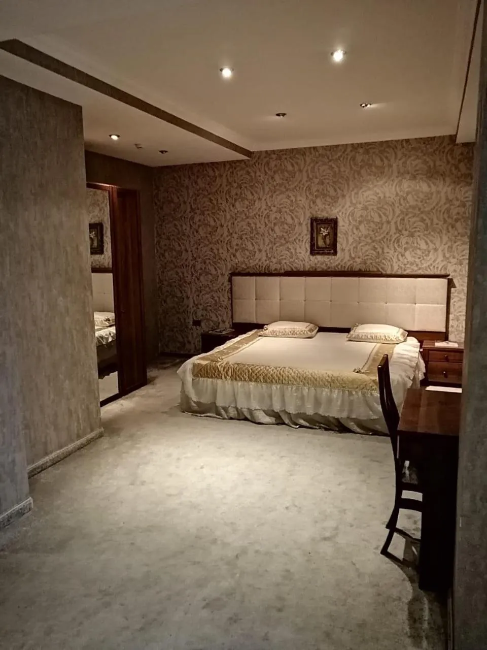 Bed in Abu Arena Hall