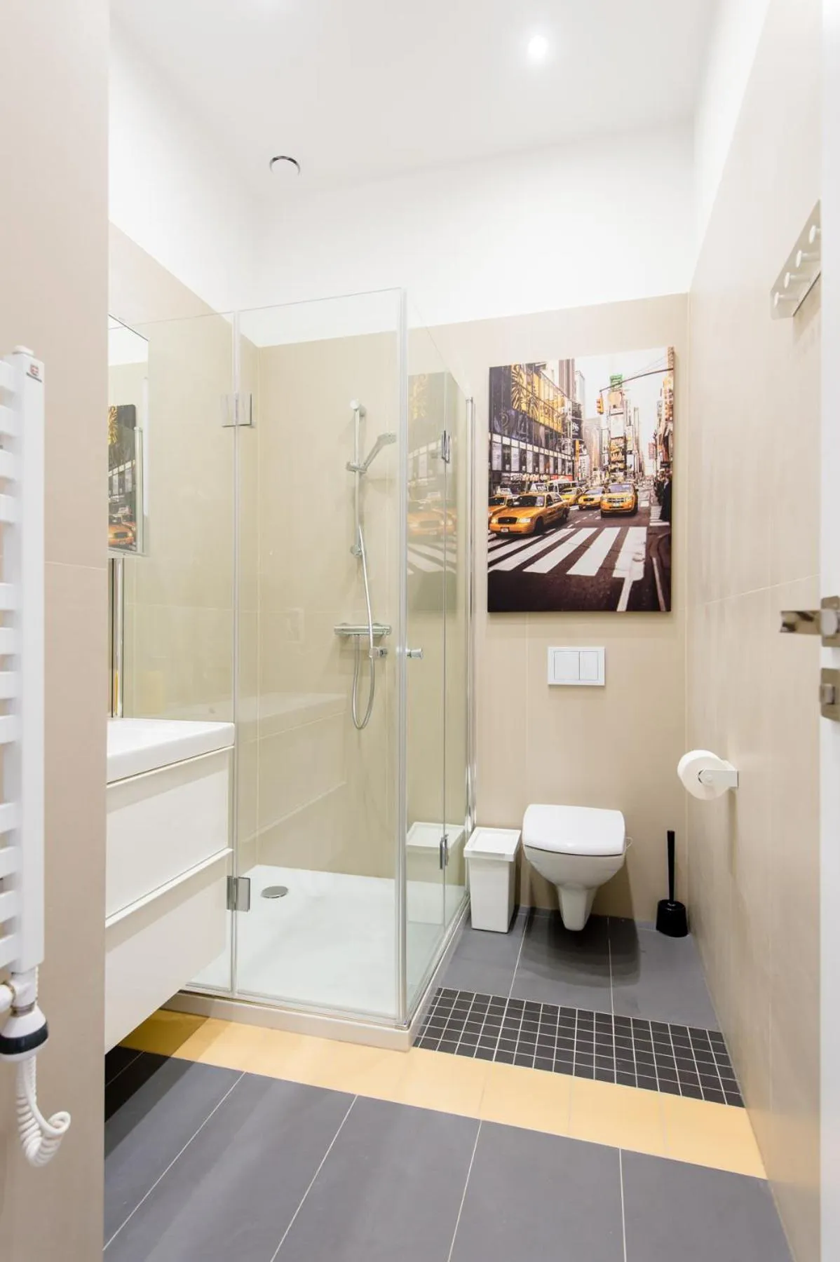 Shower in Bliss Apartments