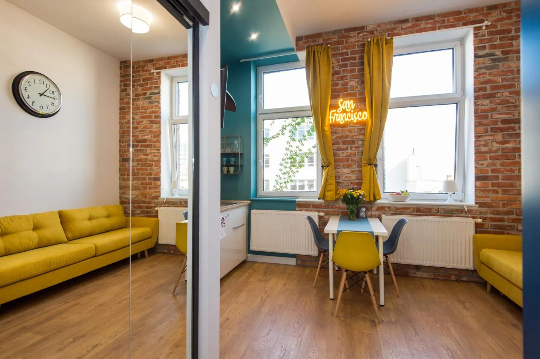 Living room in Bliss Apartments