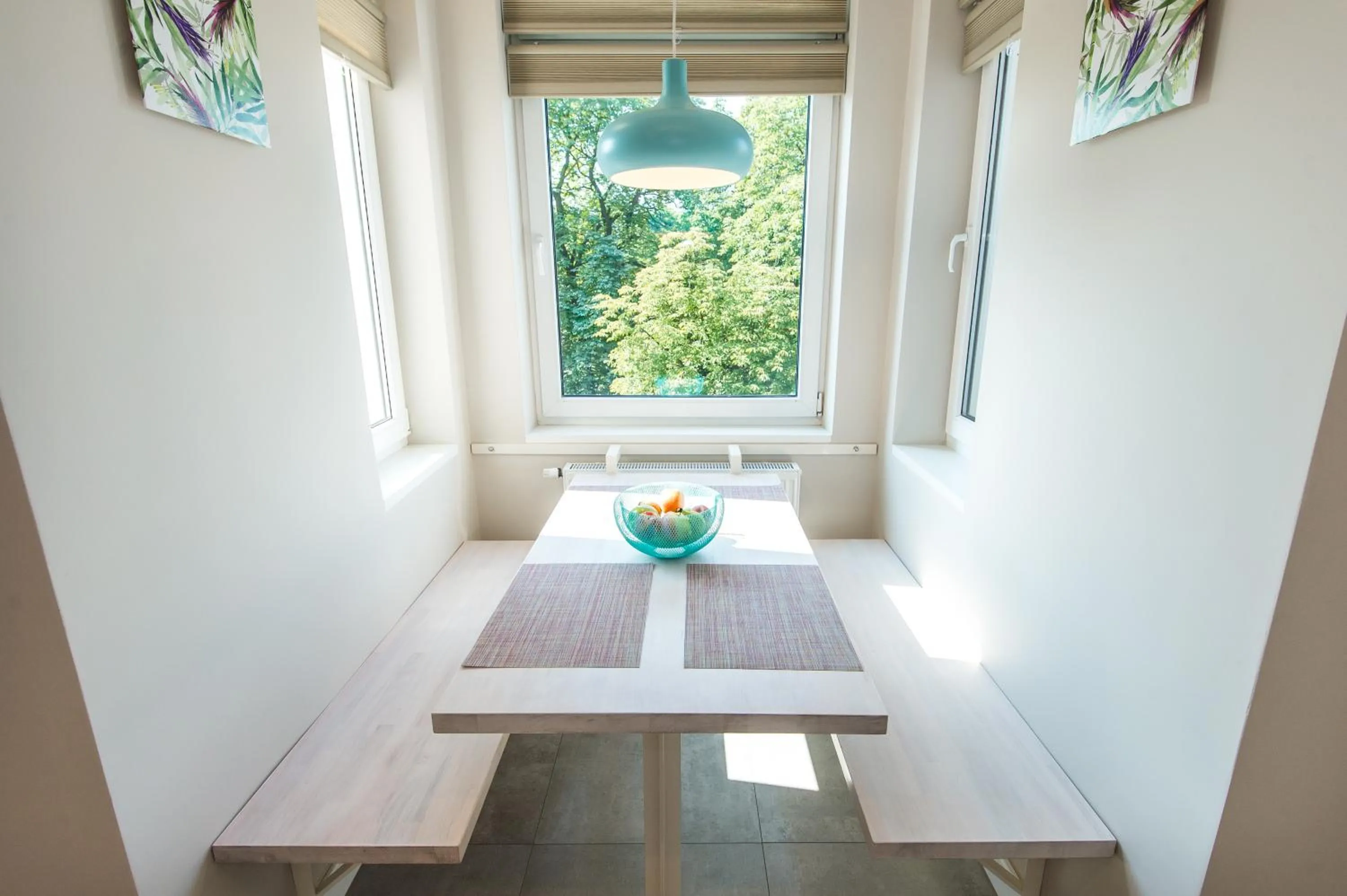 Dining area in Bliss Apartments