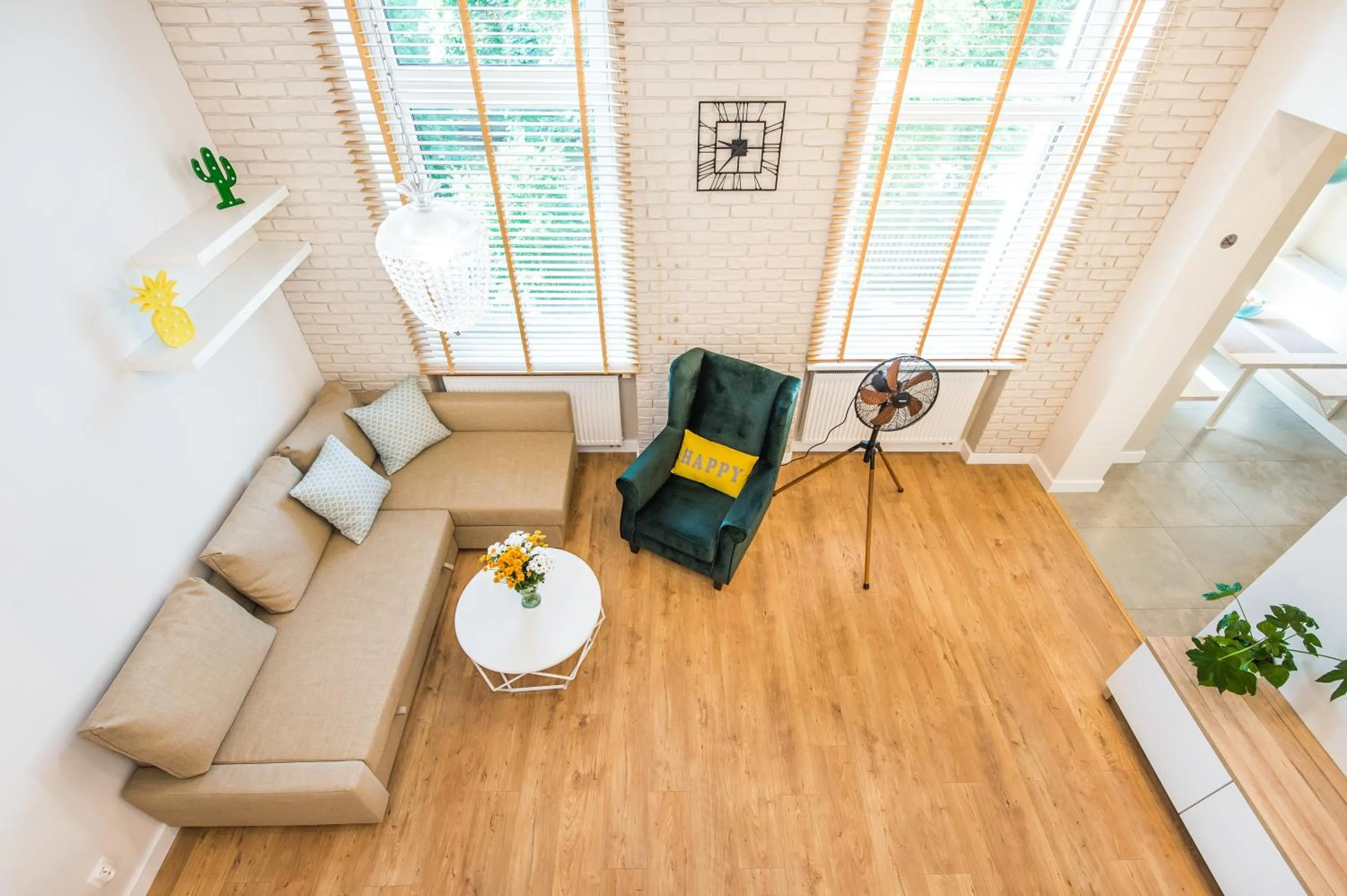 Living room in Bliss Apartments