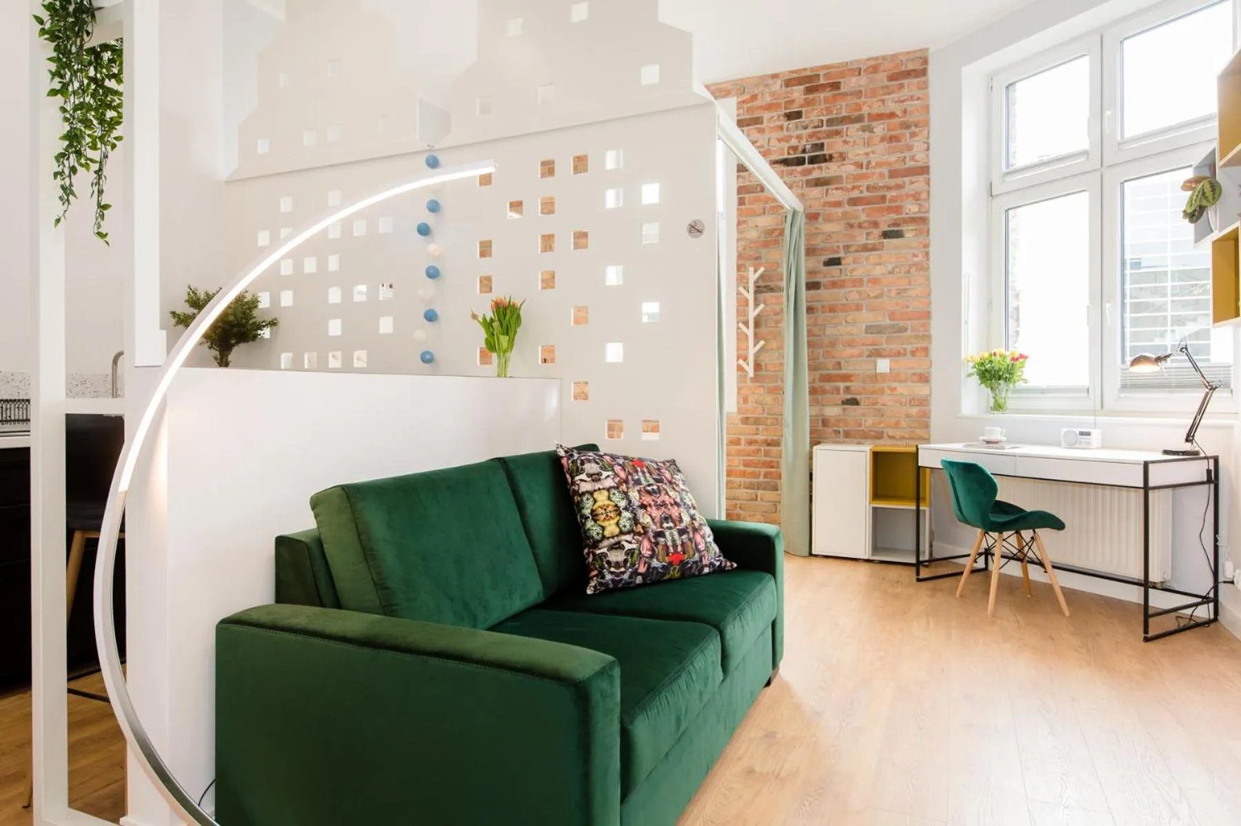 Living room in Bliss Apartments