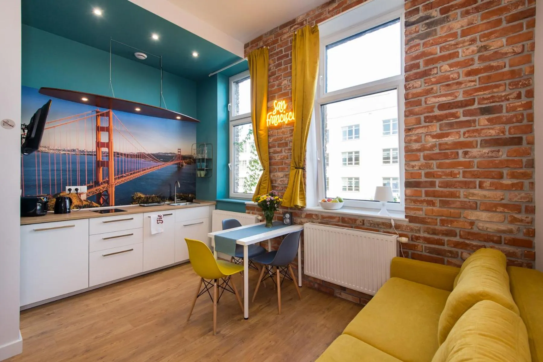 Kitchen or kitchenette in Bliss Apartments