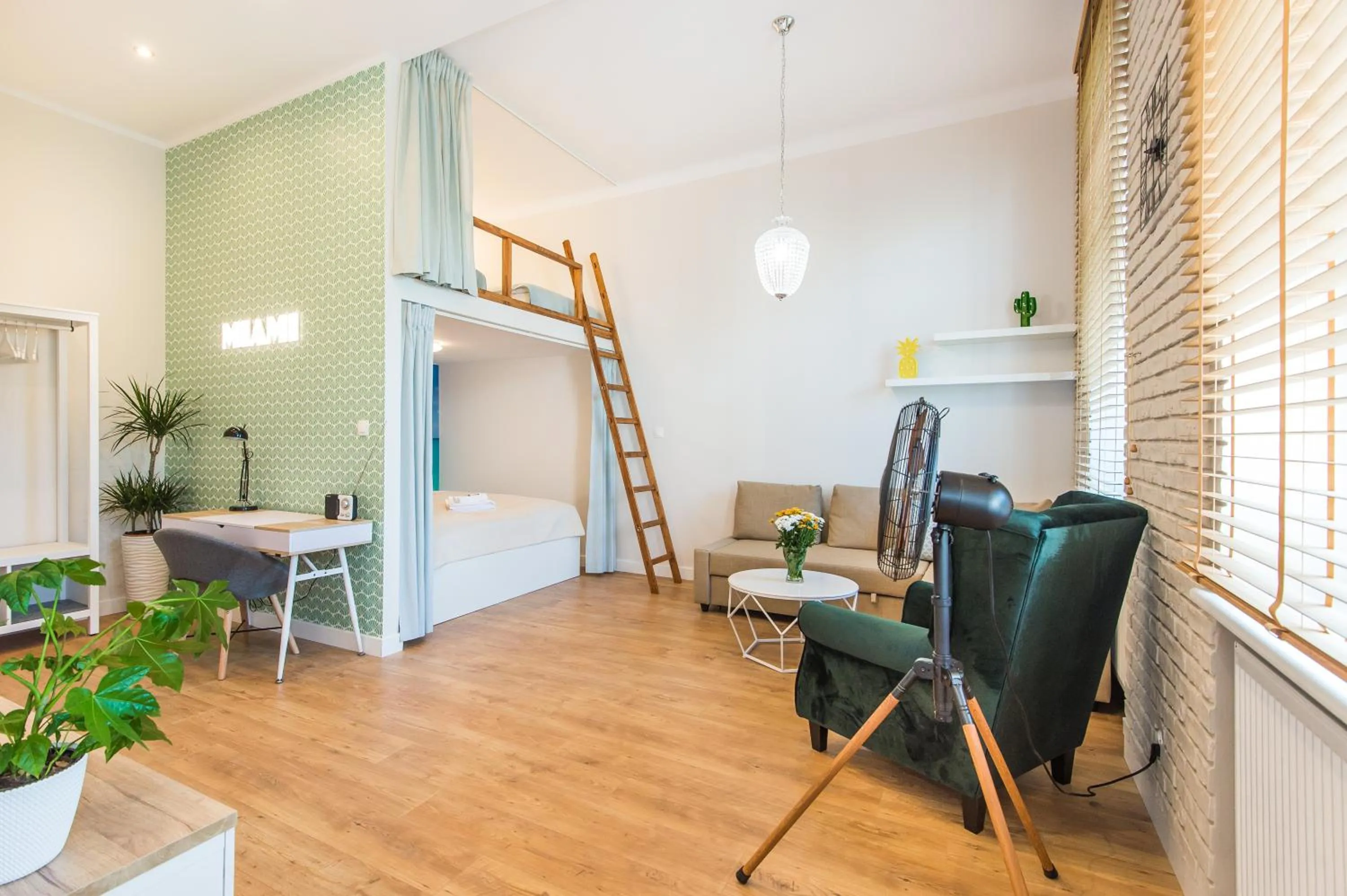 Living room in Bliss Apartments