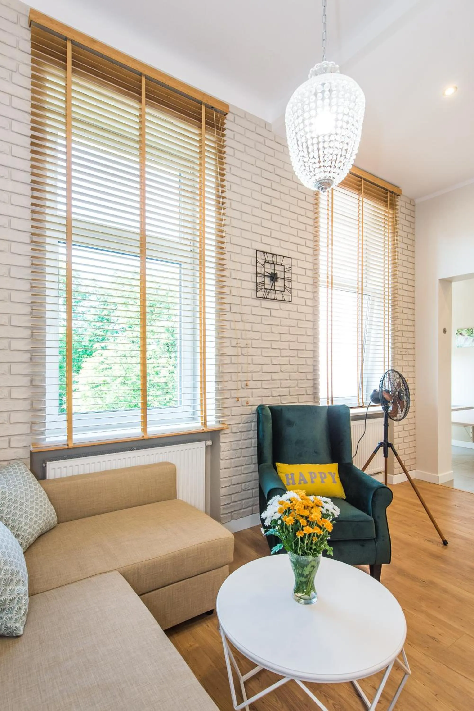 Living room in Bliss Apartments