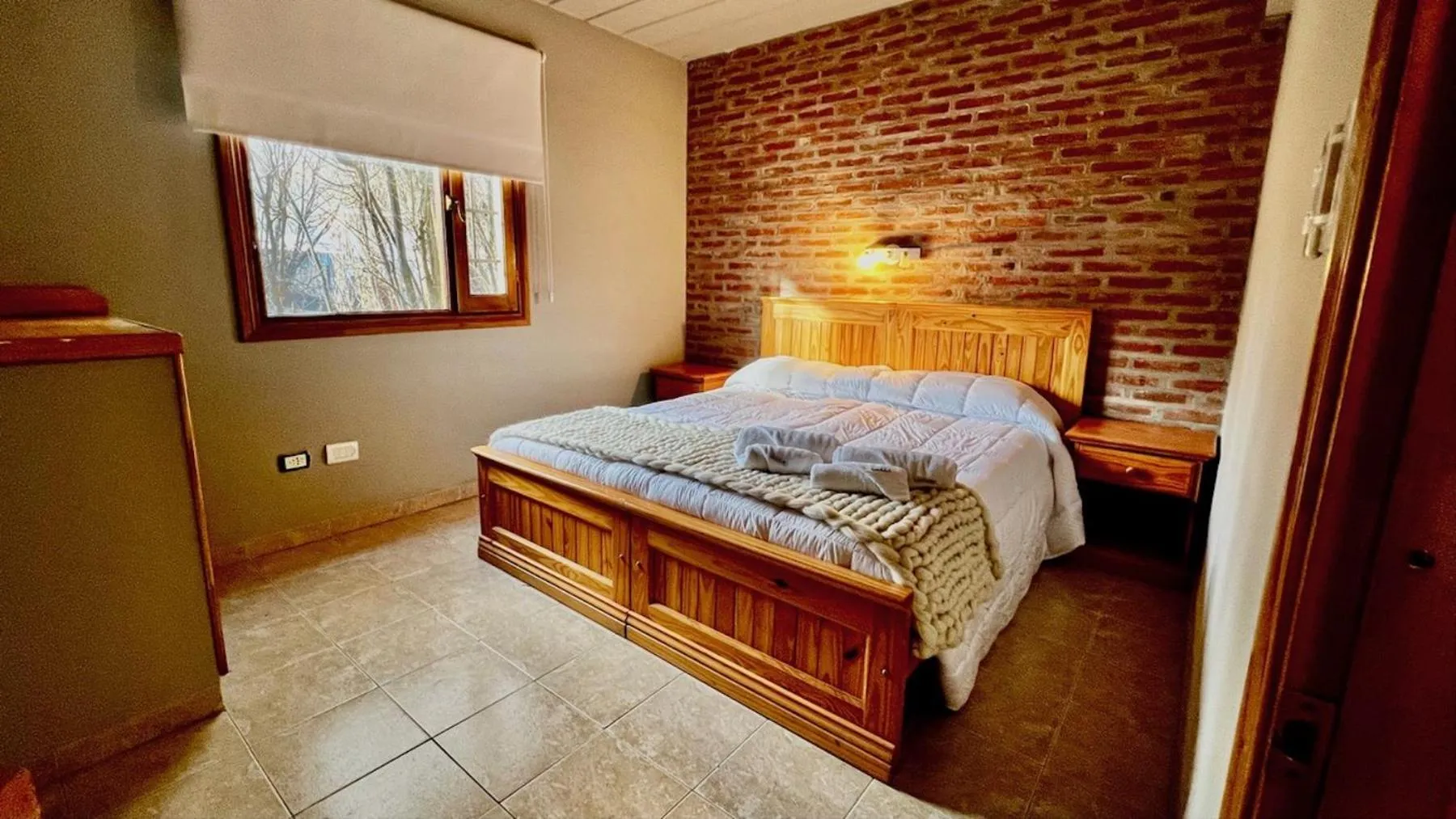 Bed in Del Glaciar Libertador Hotel