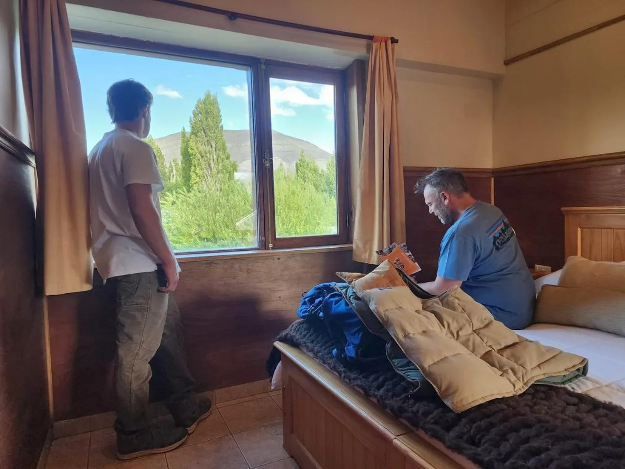 Bed in Del Glaciar Libertador Hotel