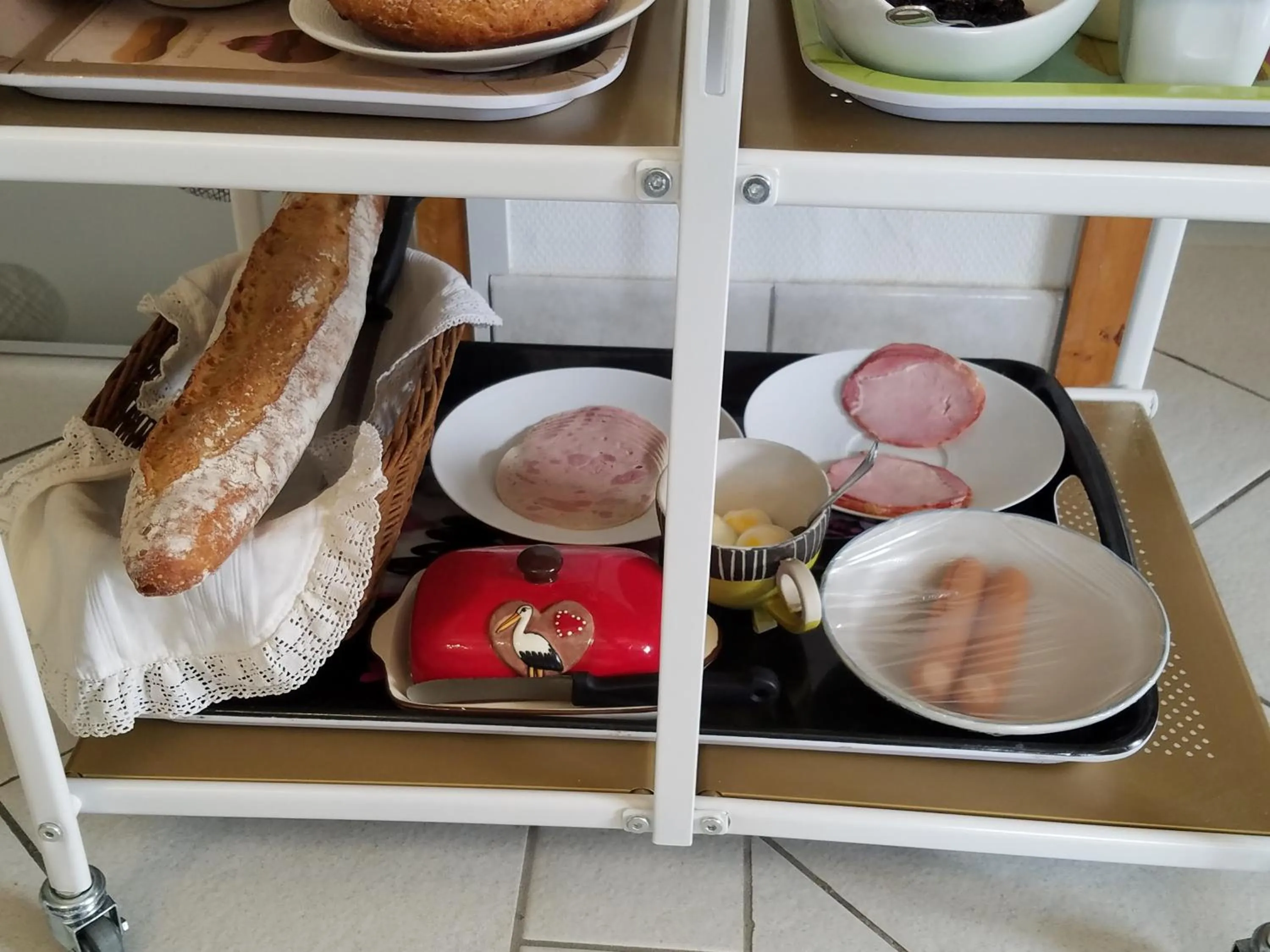 Breakfast in Les mésanges de l'Ill