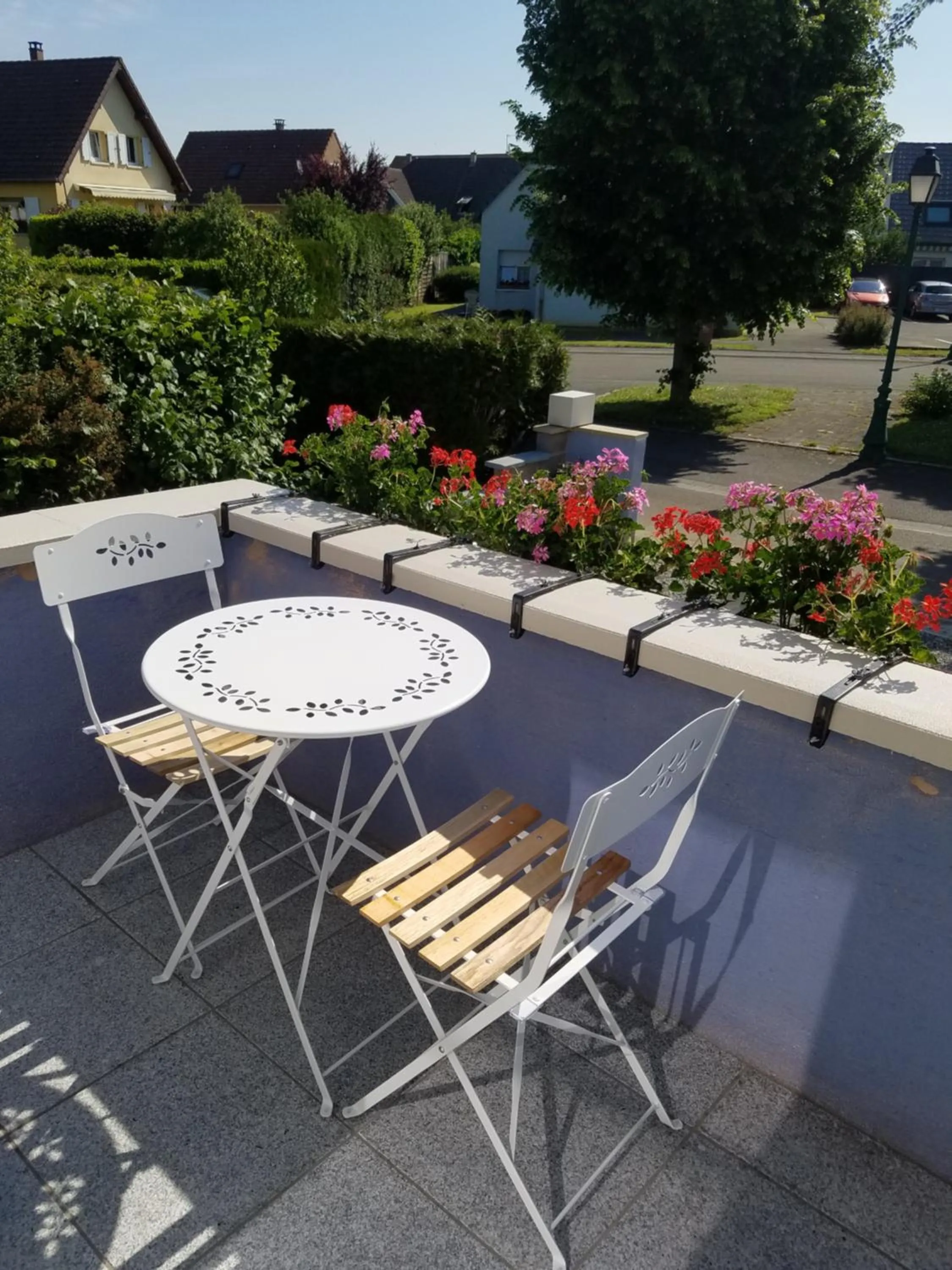 Balcony/Terrace in Les mésanges de l'Ill