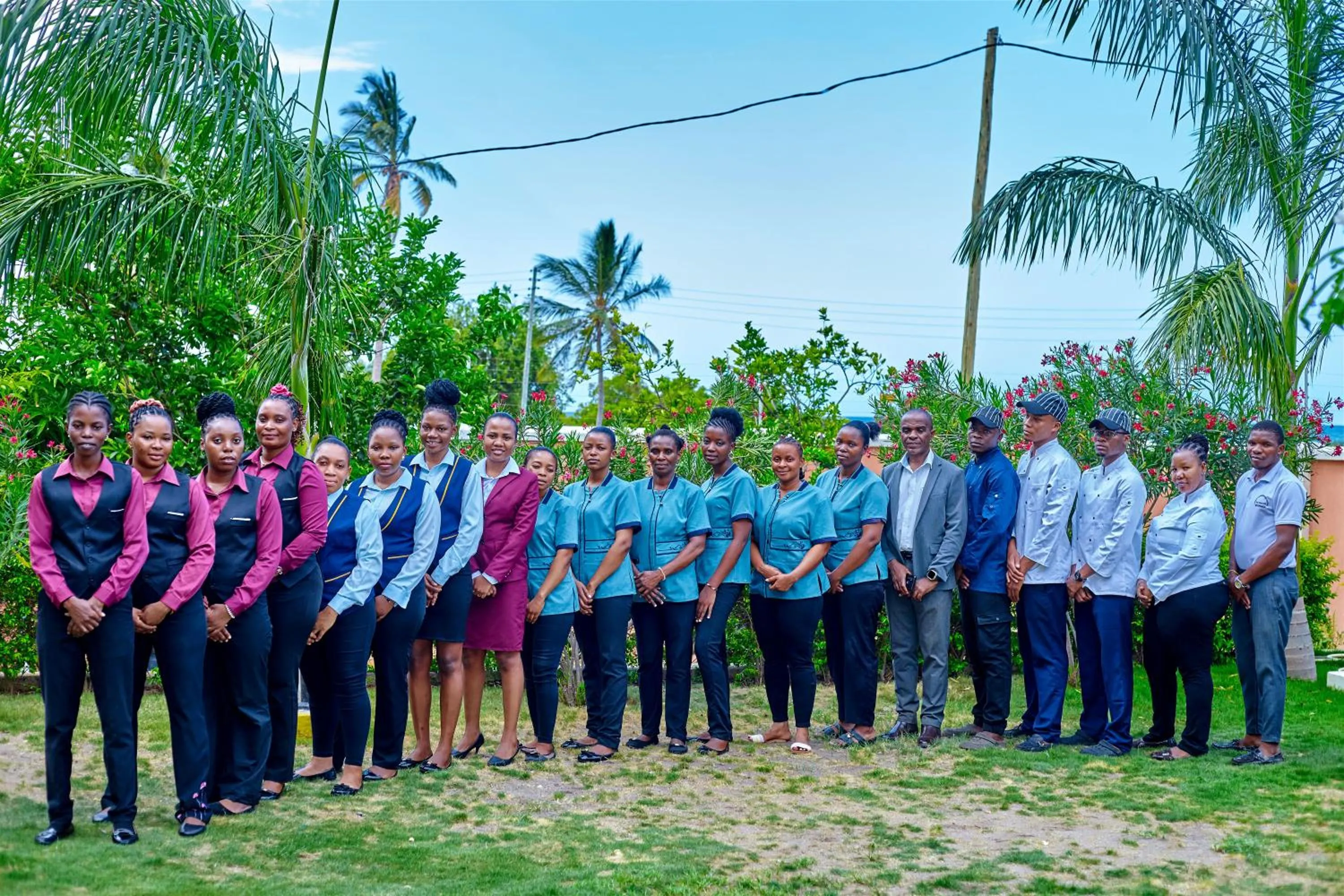 Staff in Luwa Evergreen Hotel