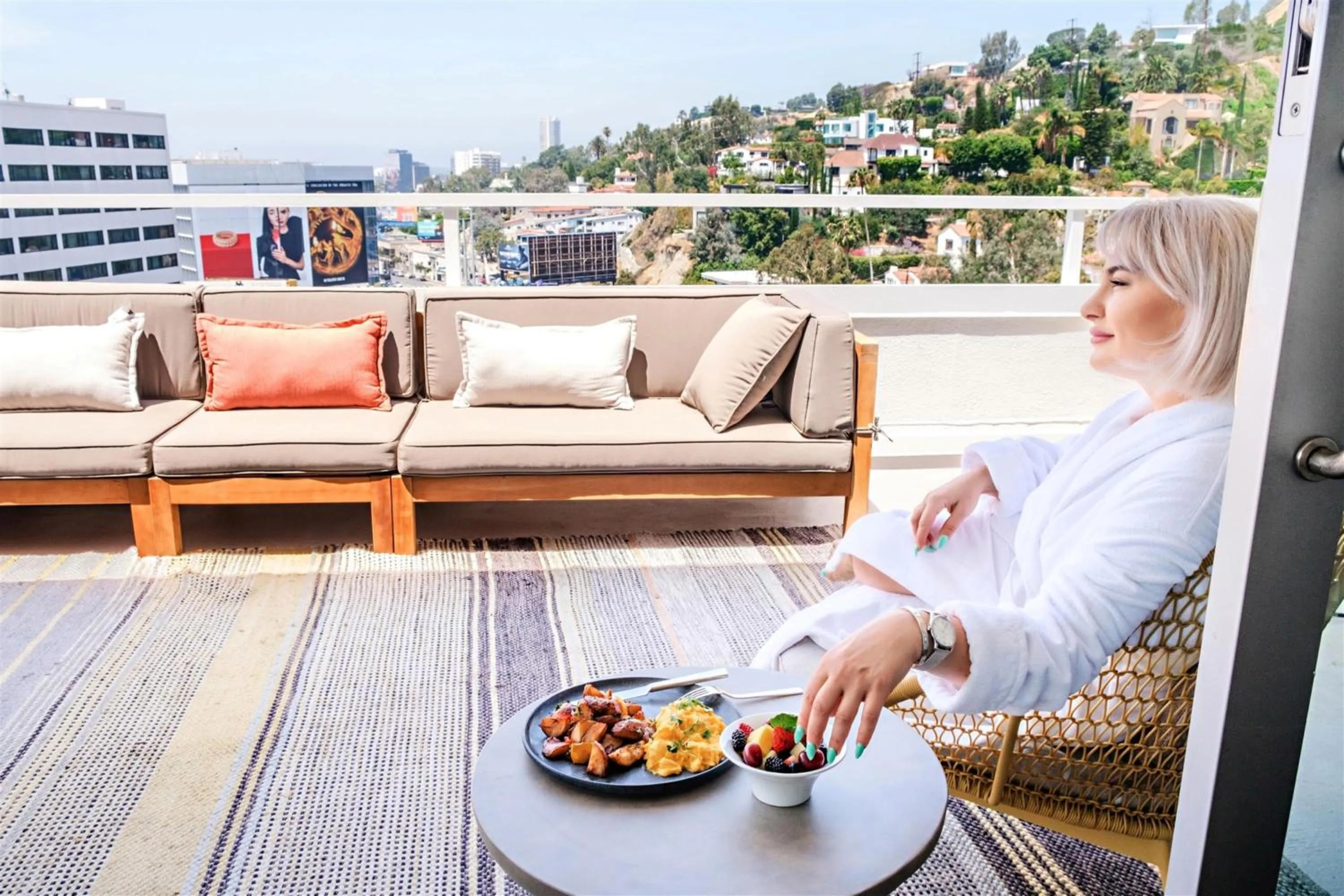 Bedroom in Andaz West Hollywood, By Hyatt