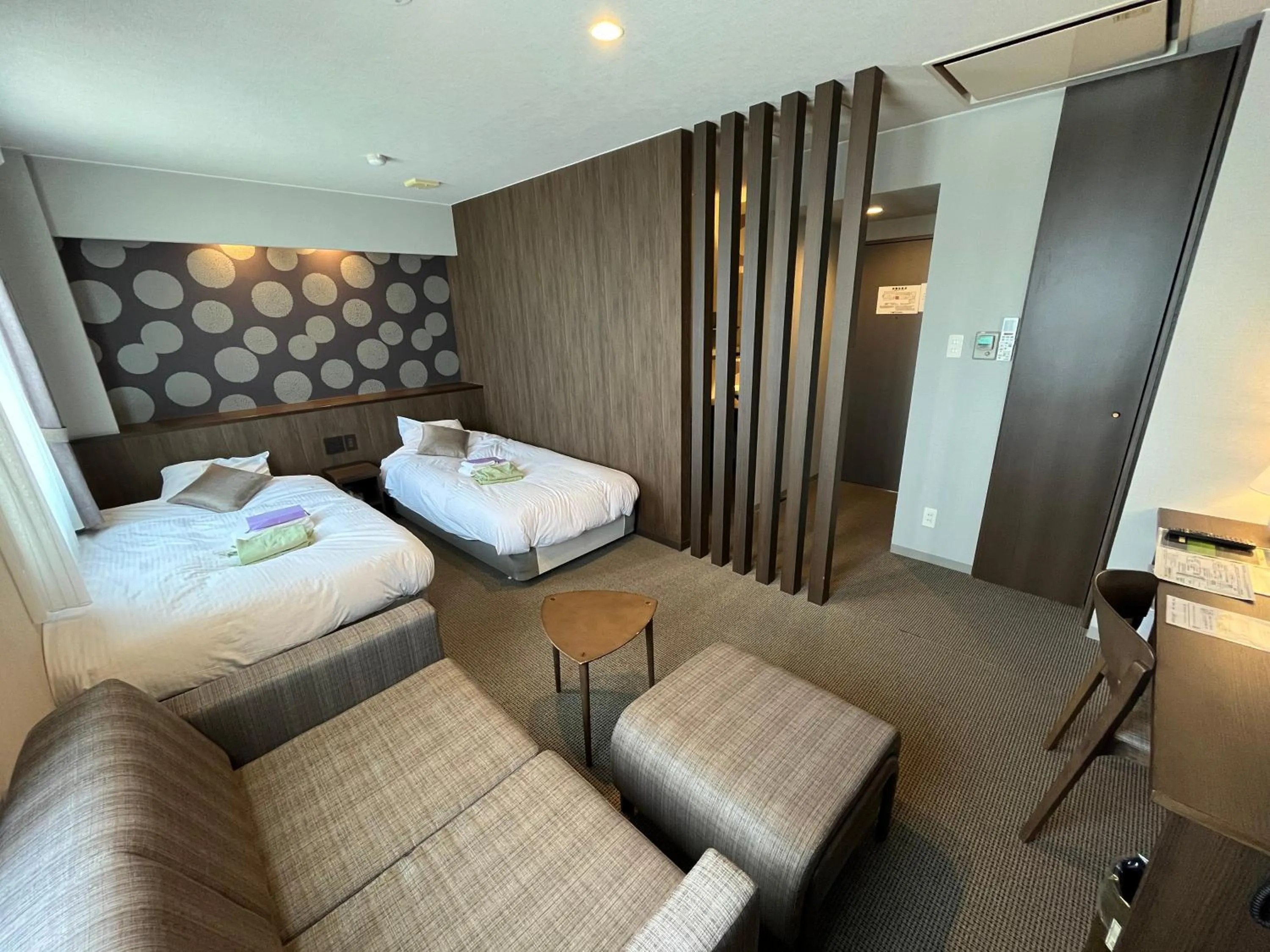 Living room, Bed in Monbetsu Prince Hotel