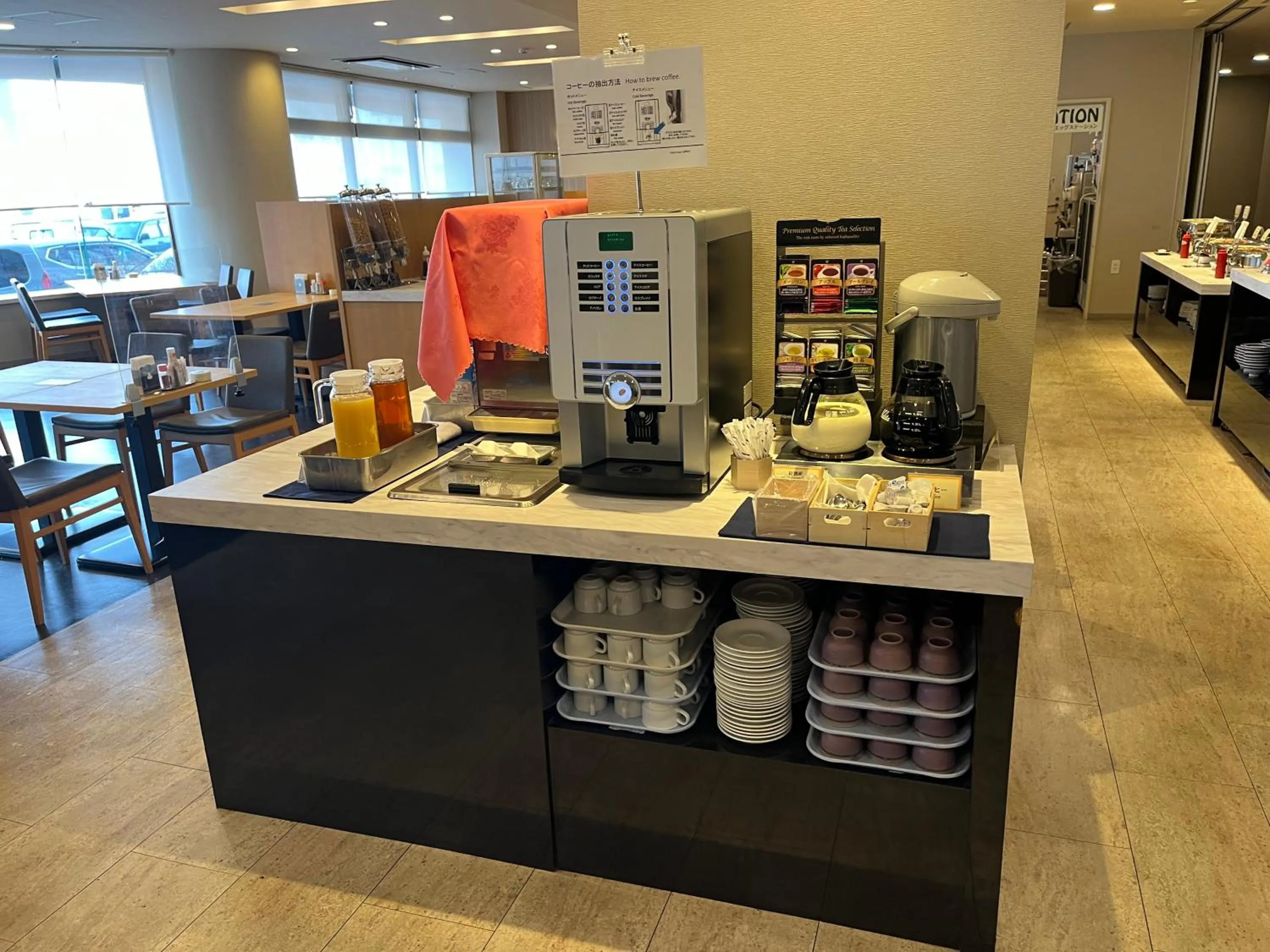 Breakfast in Monbetsu Prince Hotel