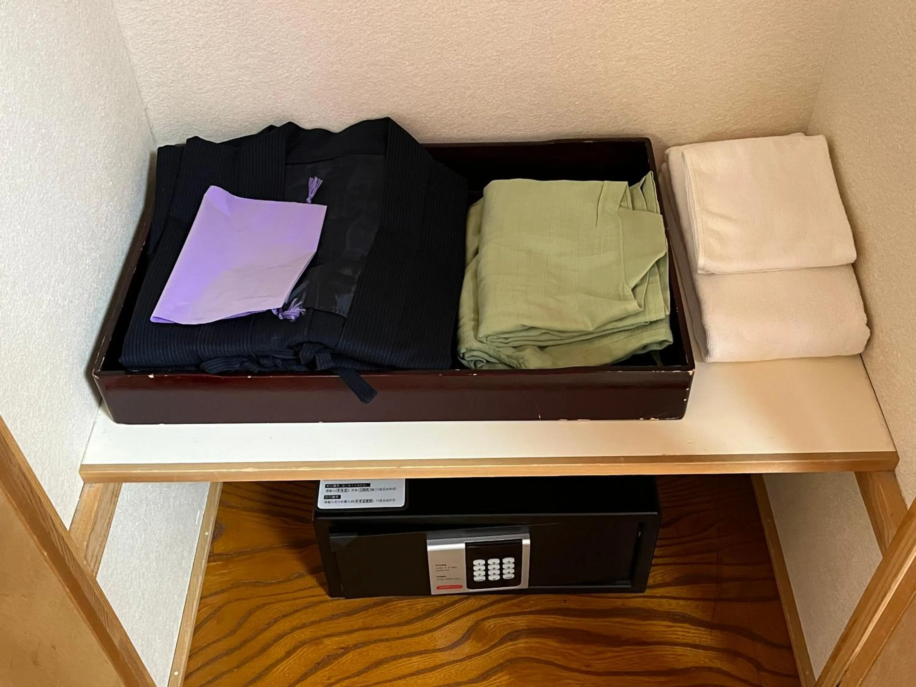 safe in Monbetsu Prince Hotel