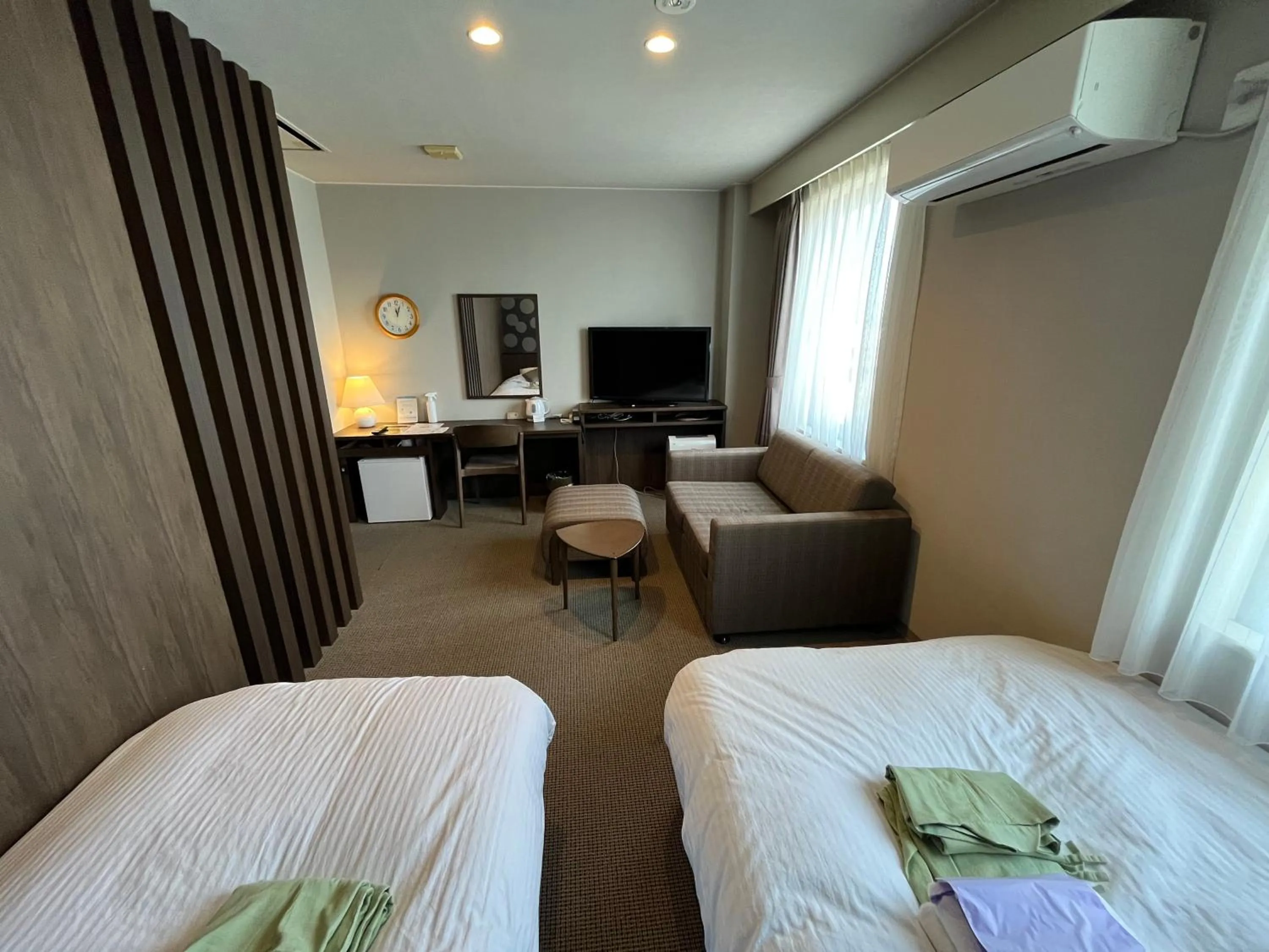 TV and multimedia, Bed in Monbetsu Prince Hotel