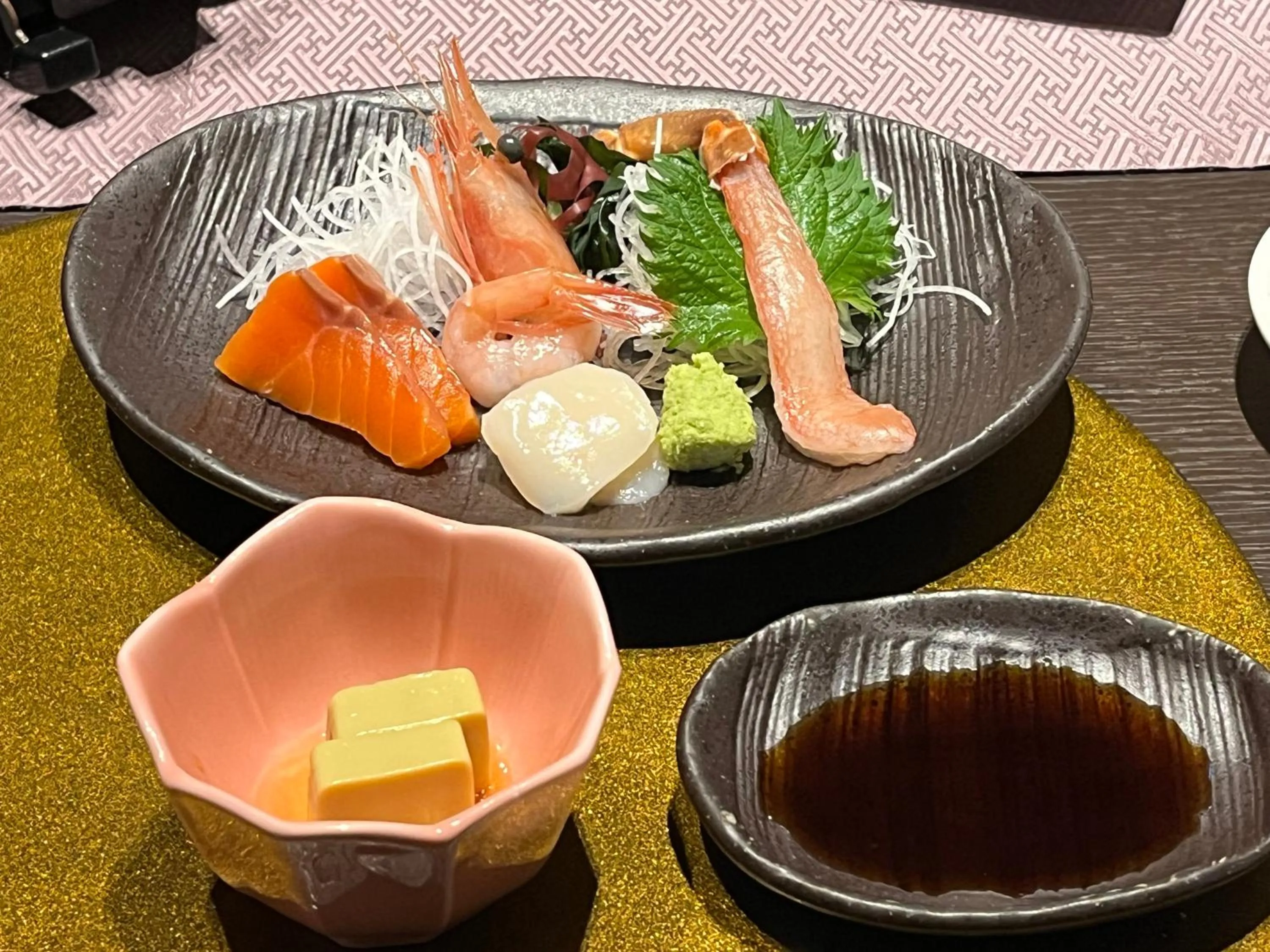 Dinner in Monbetsu Prince Hotel