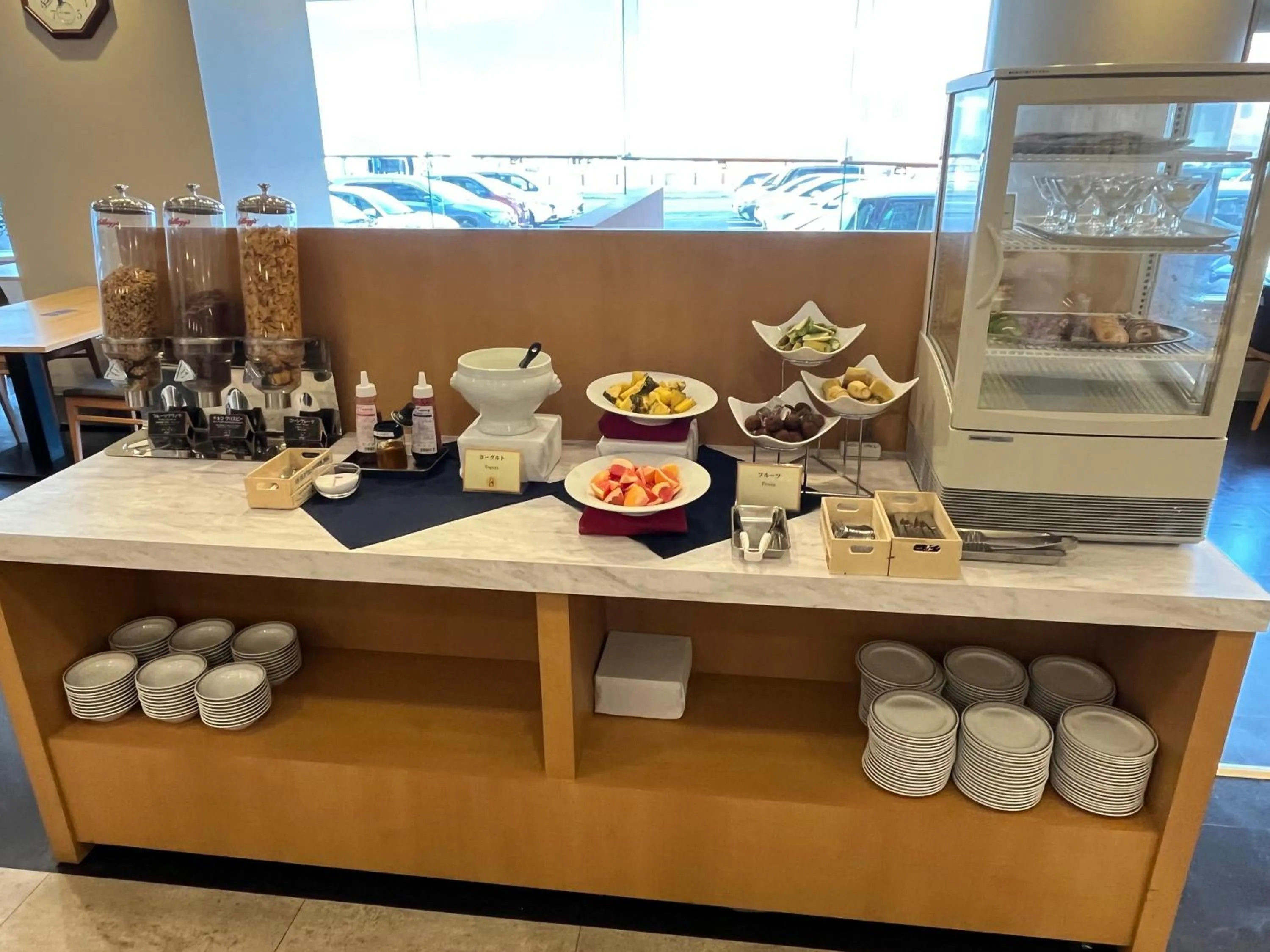 Breakfast in Monbetsu Prince Hotel