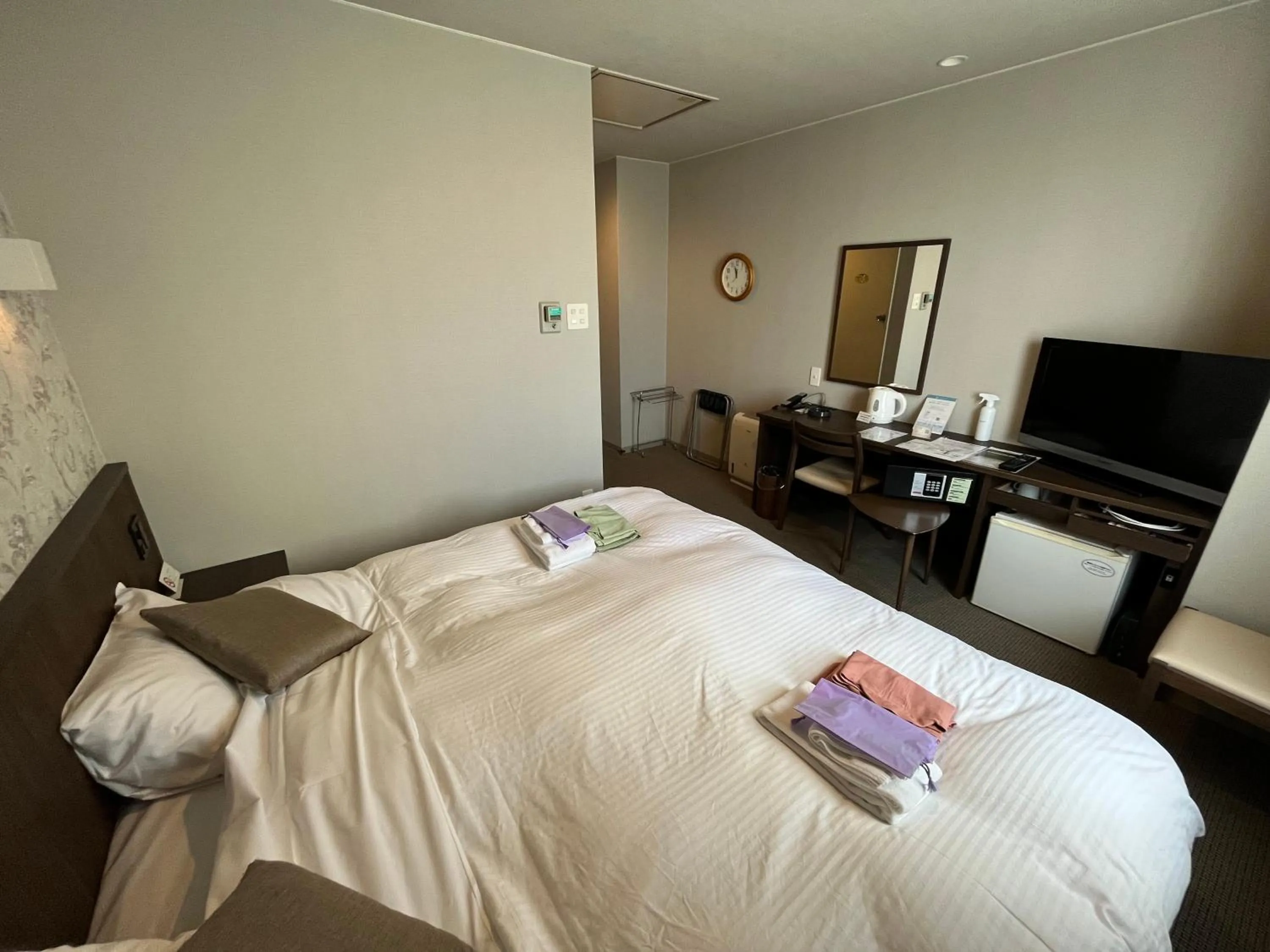 TV and multimedia, Bed in Monbetsu Prince Hotel
