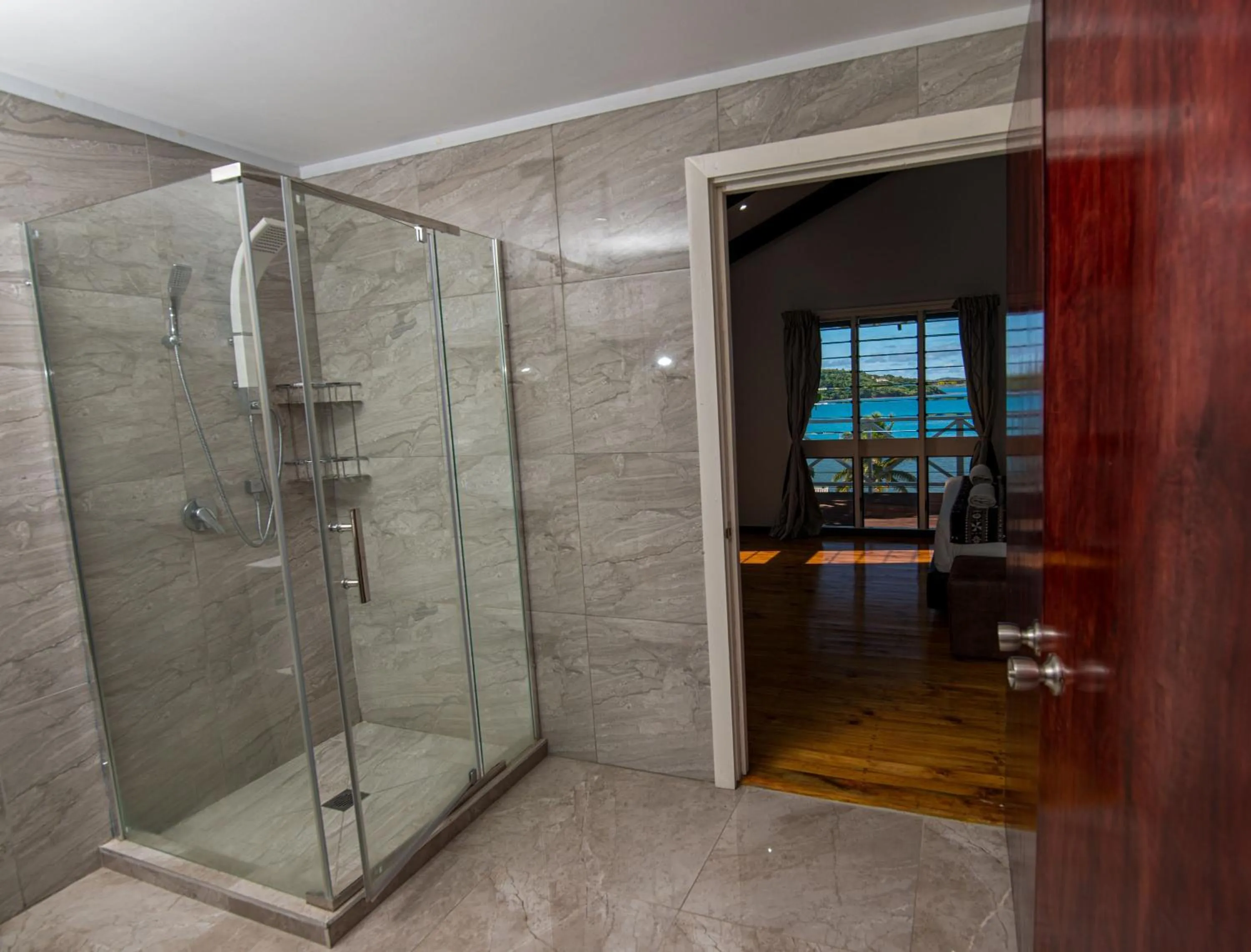 Shower in Dua Dua Beach Resort