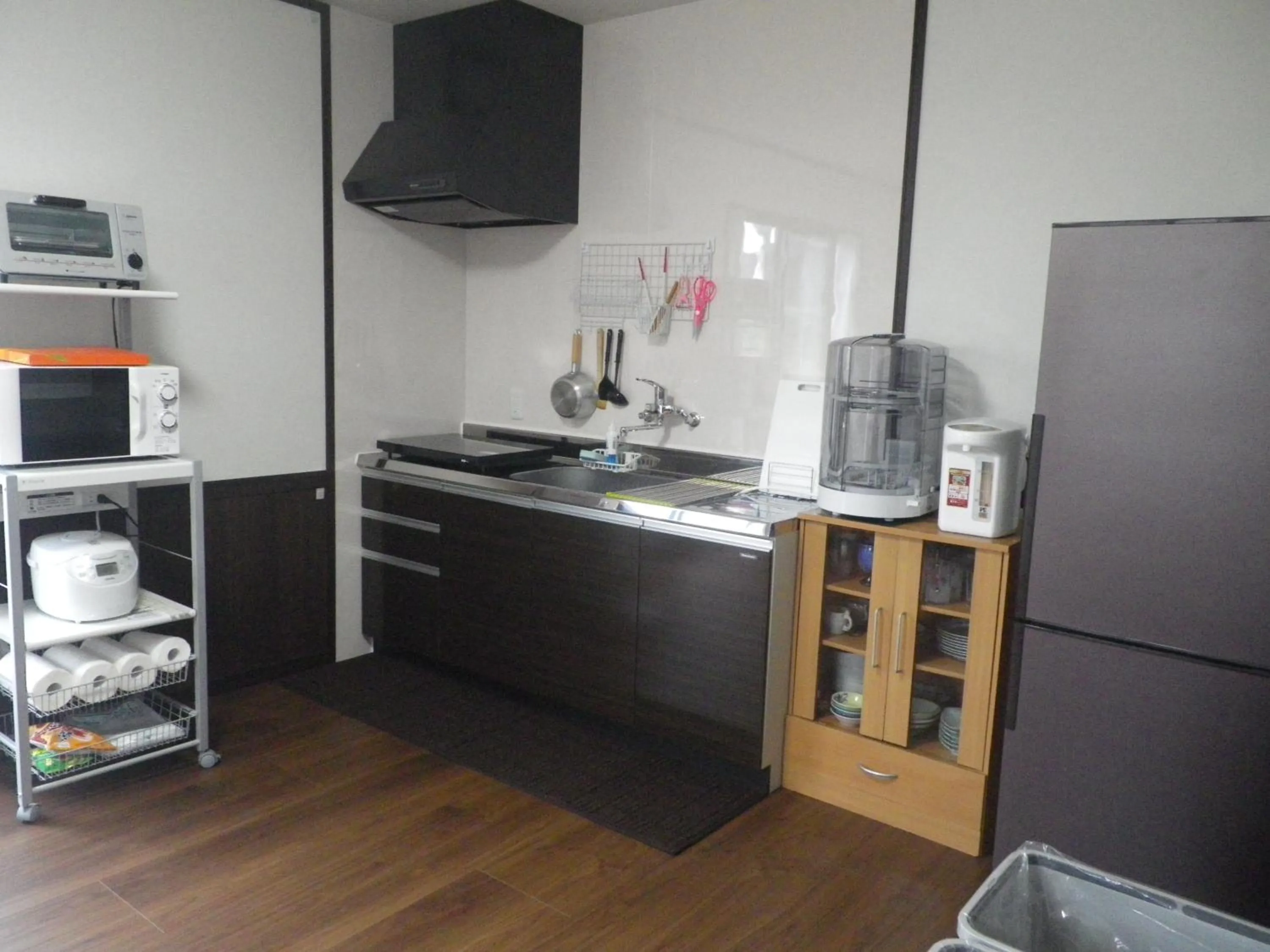 Communal kitchen in Minshuku Iwakawa