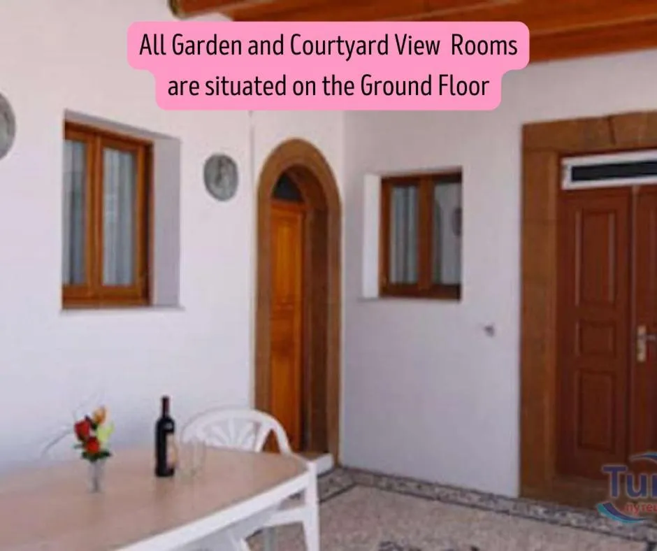 Inner courtyard view in Villa Koki Studios