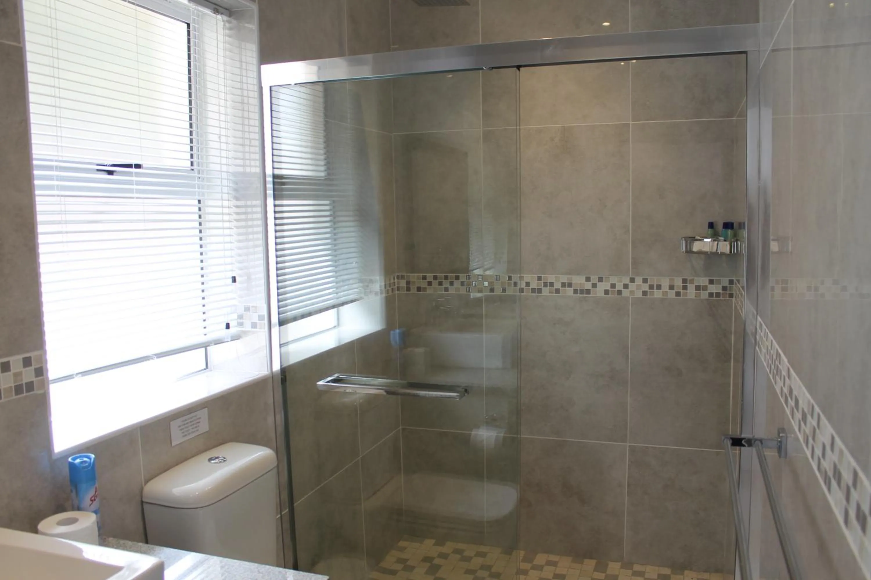 Bathroom in Phoenix Lodge and Waterside Accommodation