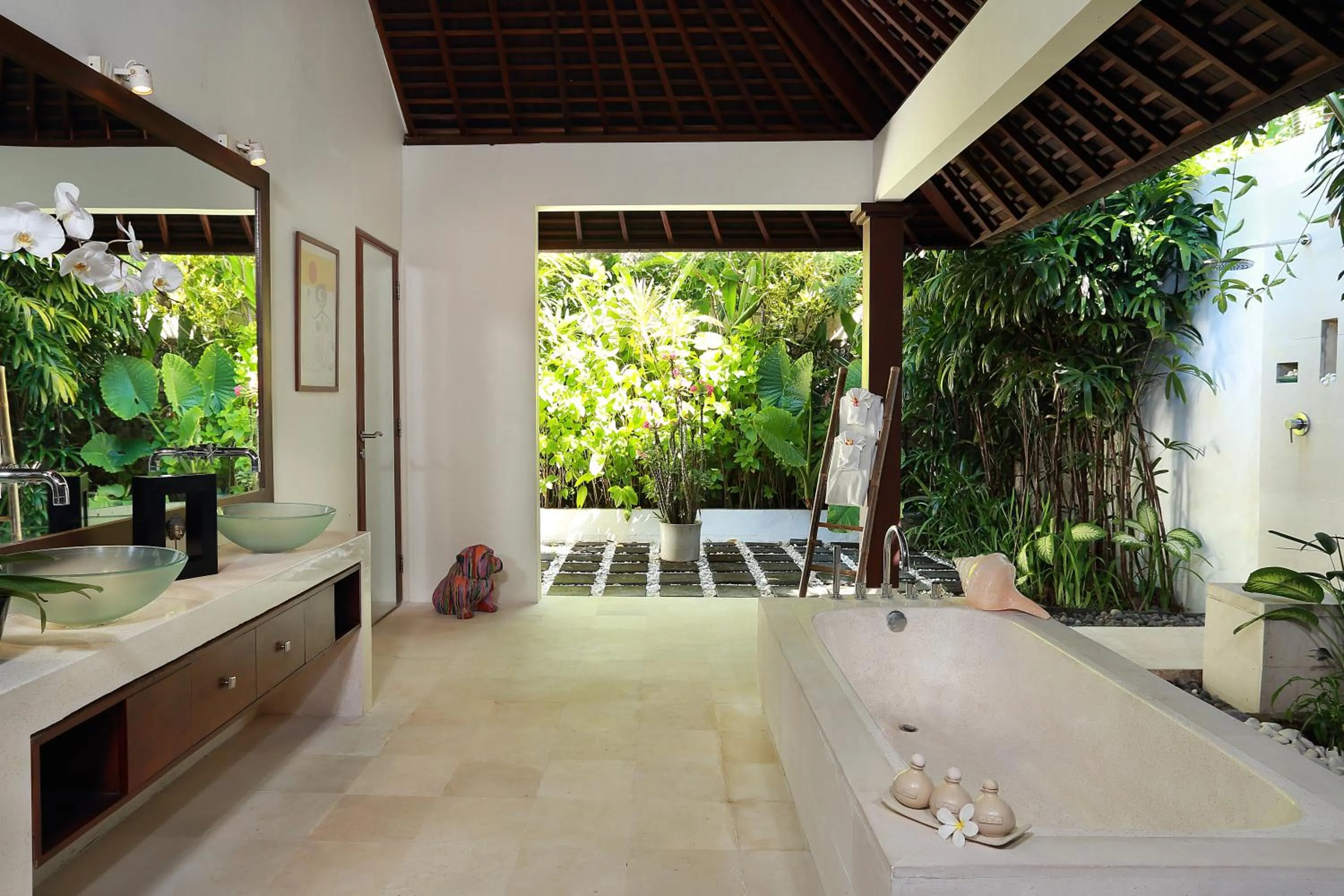 Shower in Villa Bali Asri
