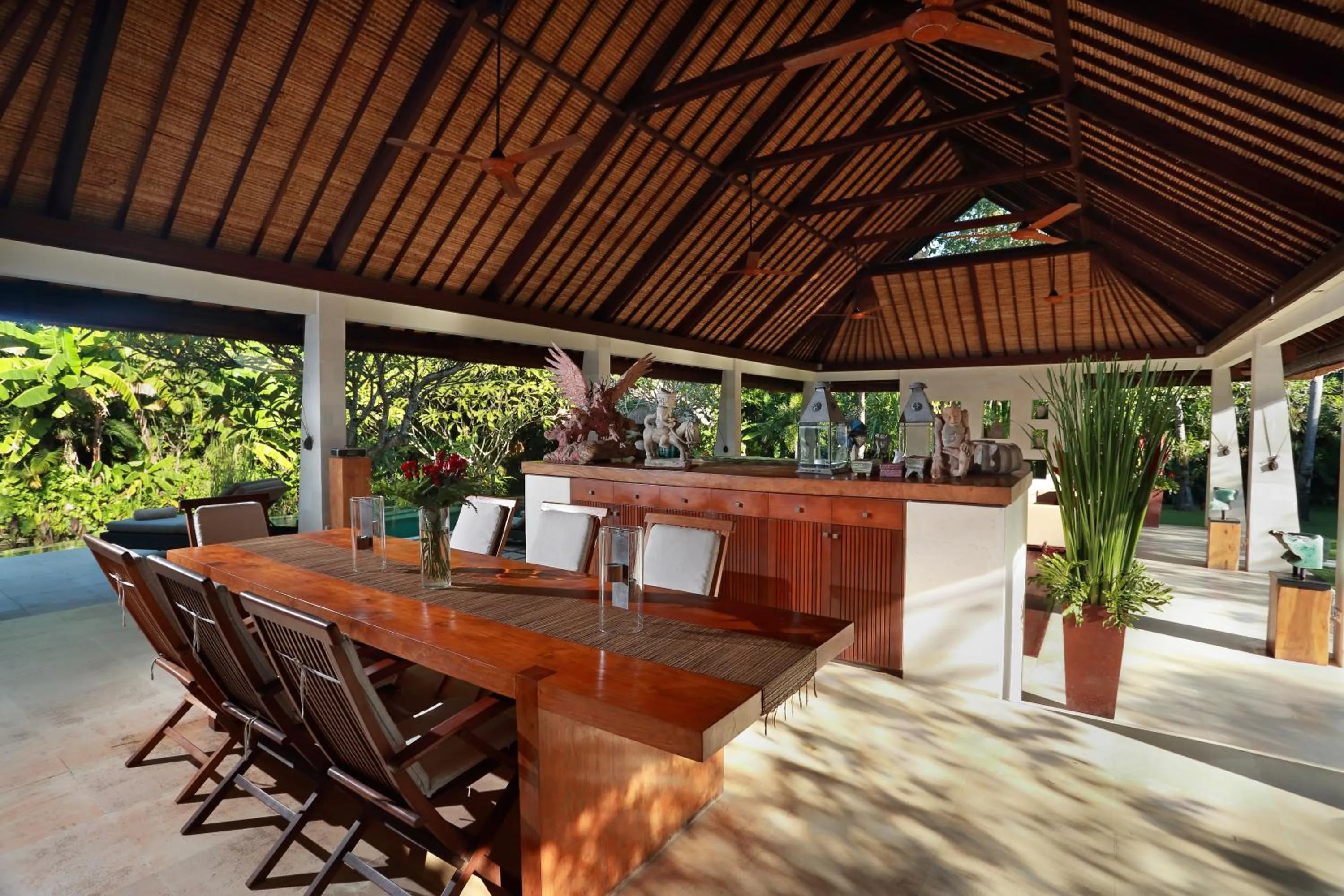 Dining area in Villa Bali Asri