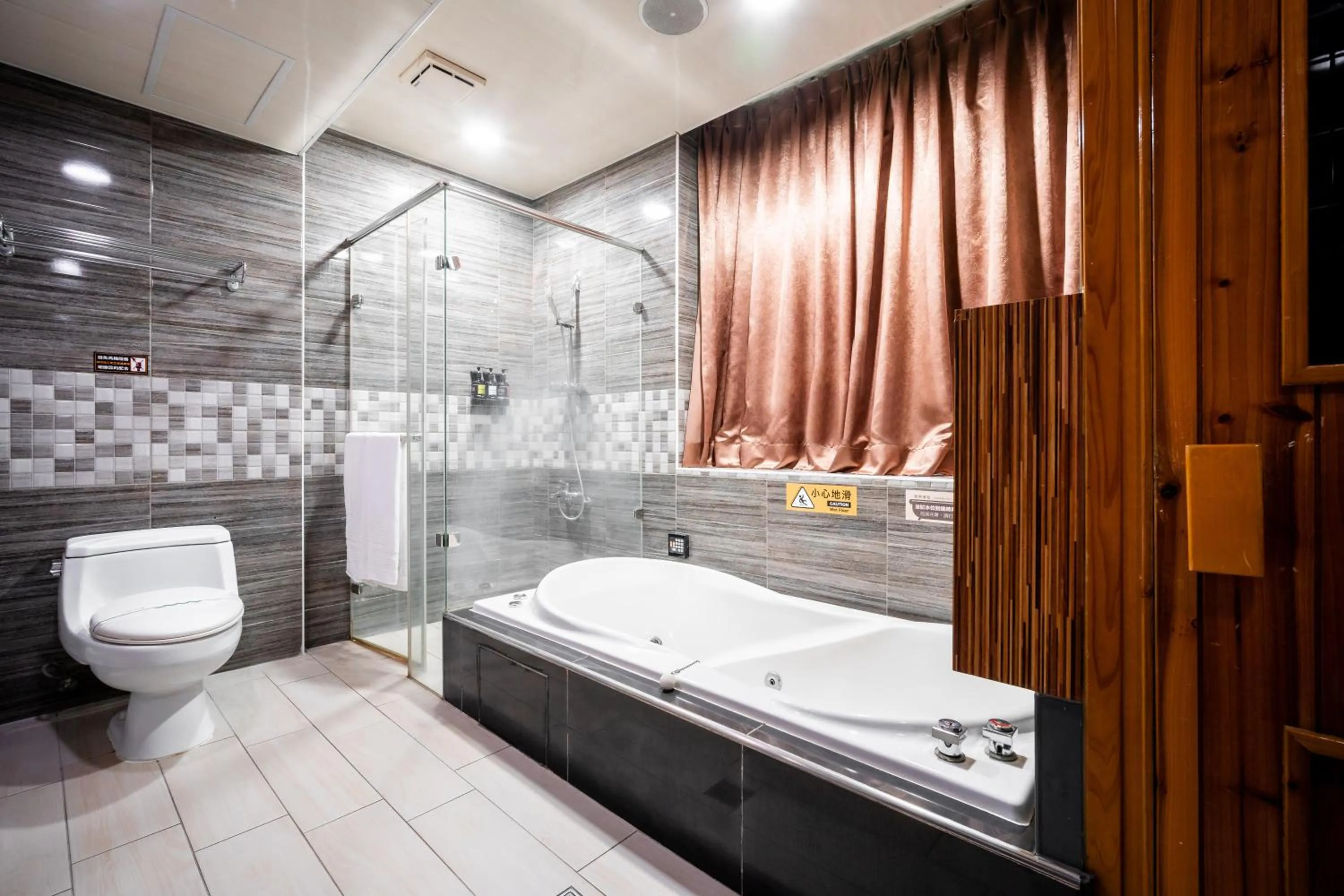 Toilet in Holland Village Motel