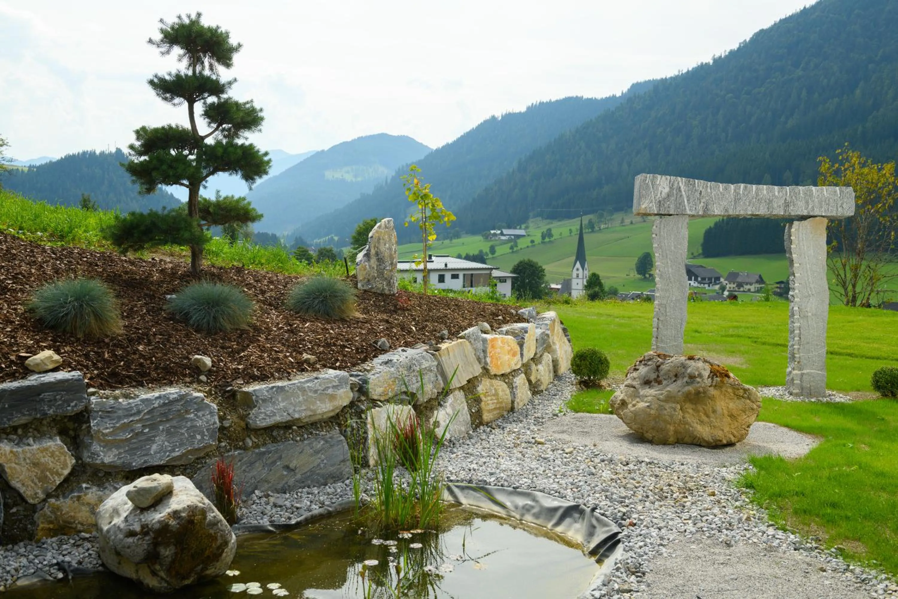 Natural landscape in Landhotel Anna