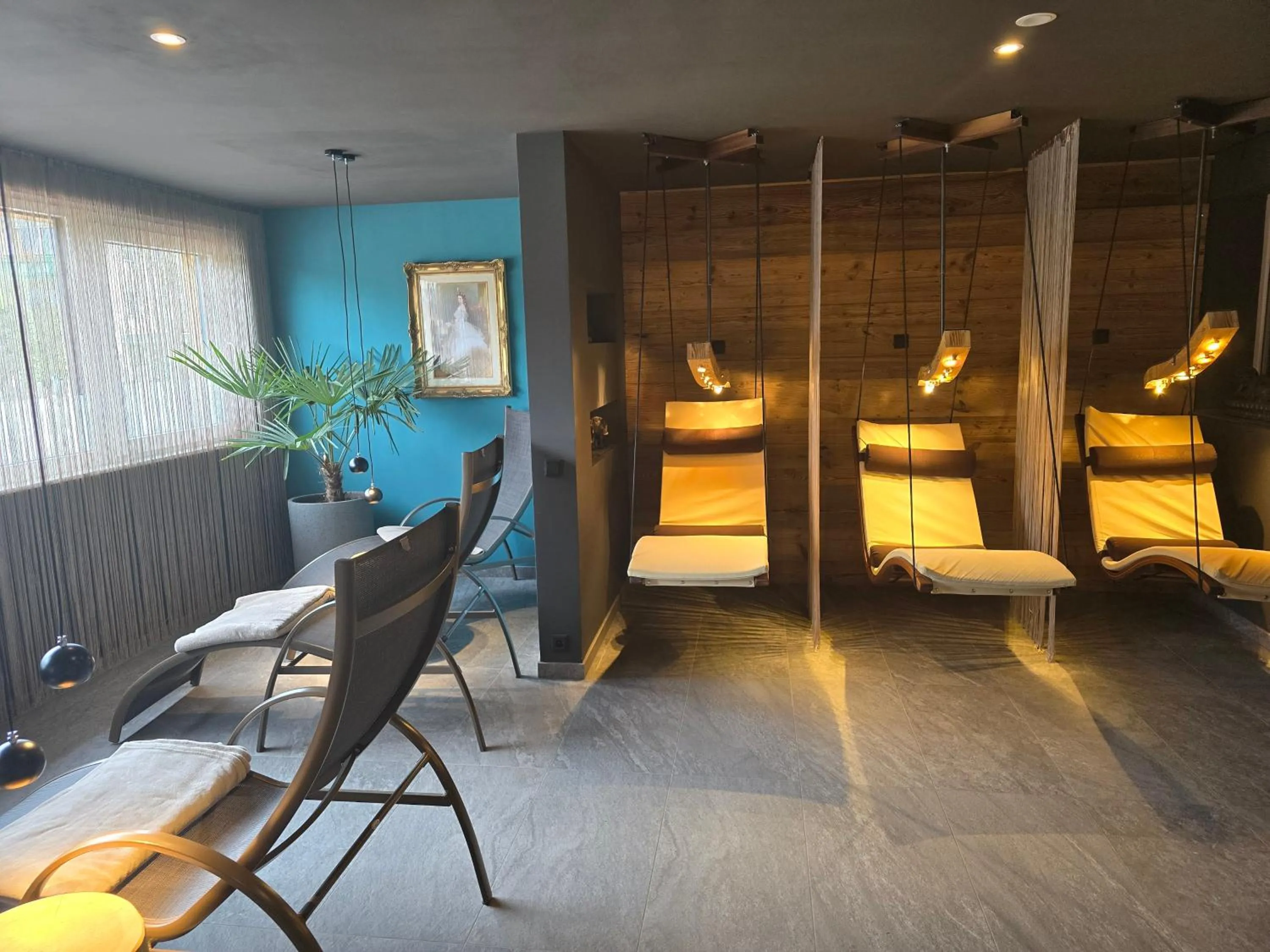 Sauna, Bed in Landhotel Anna