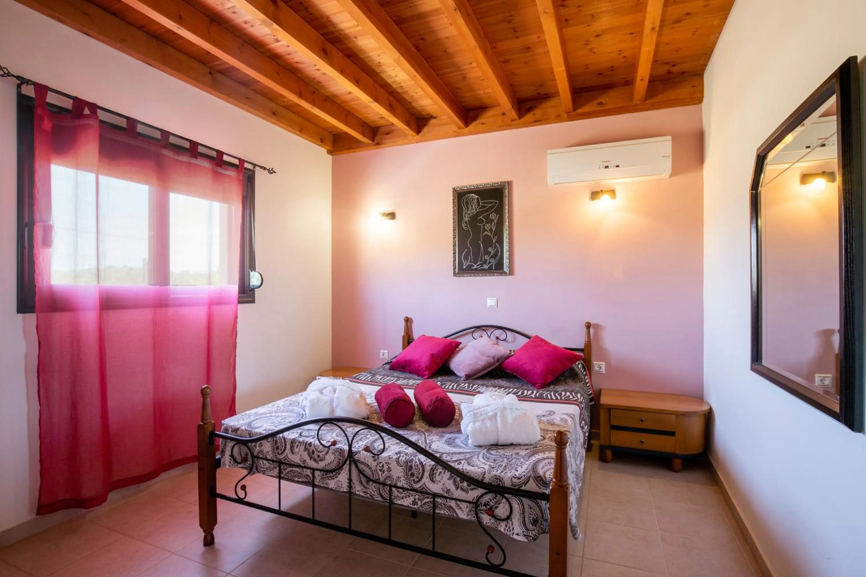 Bed in Stergios villa